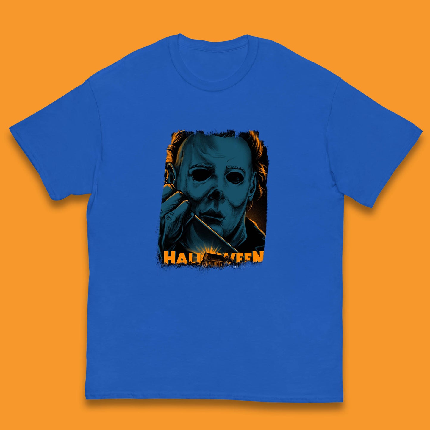 Halloween (1978) Poster Slasher Film Michael Myers Halloween Horror Thriller Movie Character Kids T Shirt