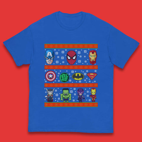 Avengers Superhero Christmas Kids T-Shirt
