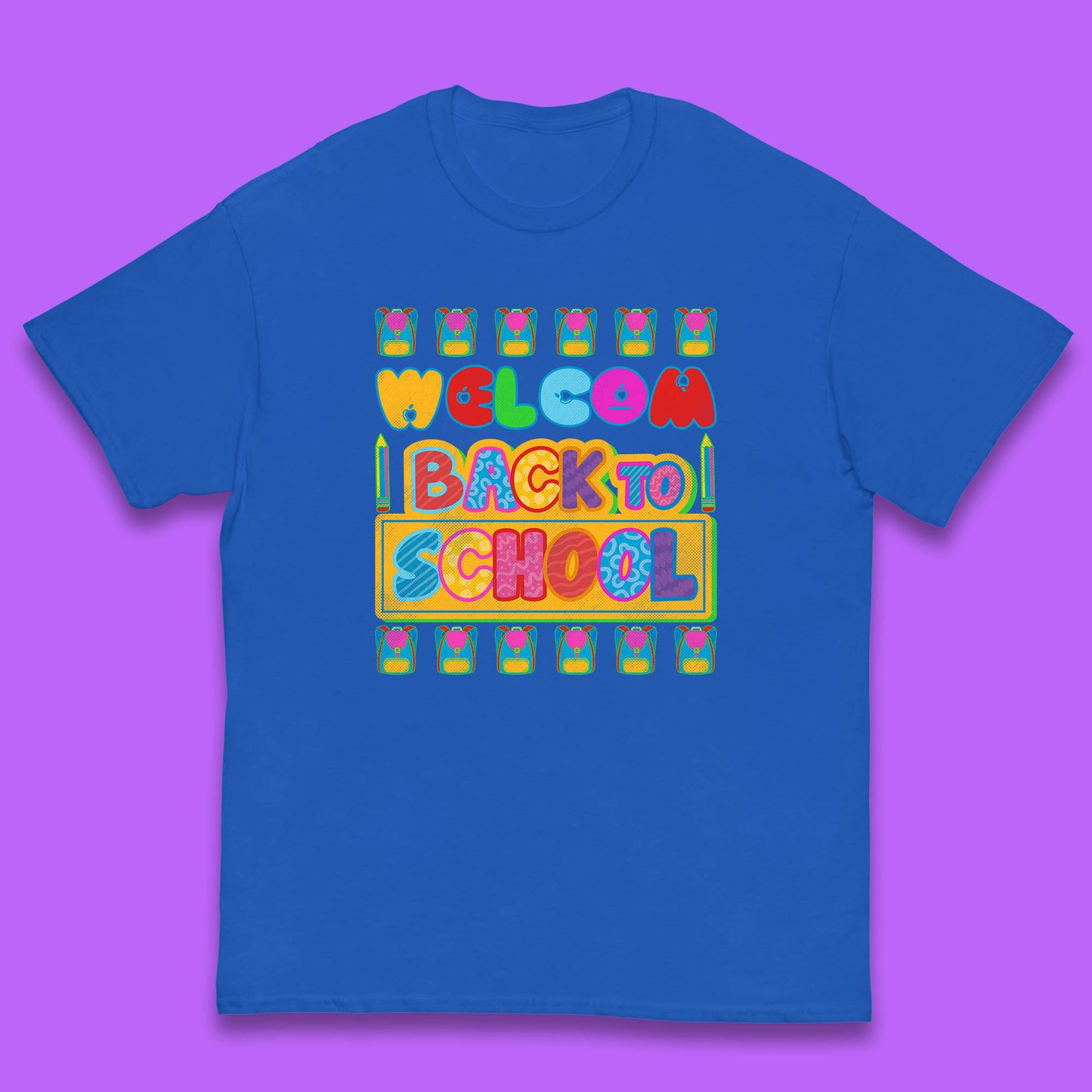Return to School End of Vocation School Welcome Day Welcome Back To School Kids T Shirt