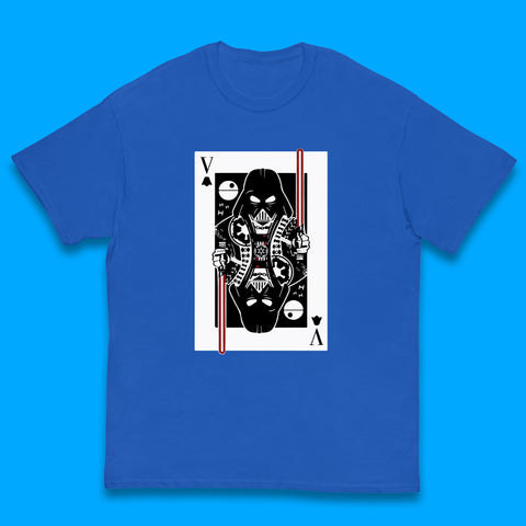 Star Wars Fictional Character Darth Vader Playing Card Vader King Card Sci-fi Action Adventure Movie 46th Anniversary Kids T Shirt