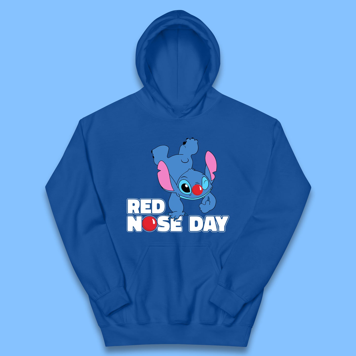 Stitch Red Nose Day Kids Hoodie