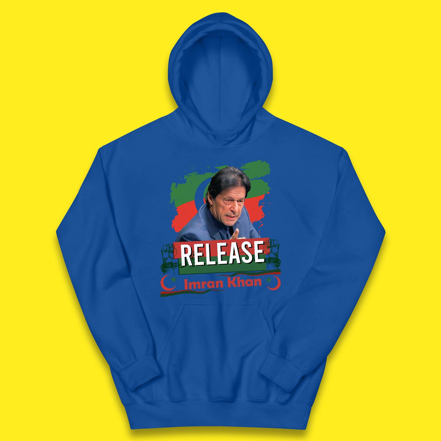 Release Imran Khan Prisoner No 804 Nation Stand With Imran Khan Pakistan Behind You Skipper Kids Hoodie