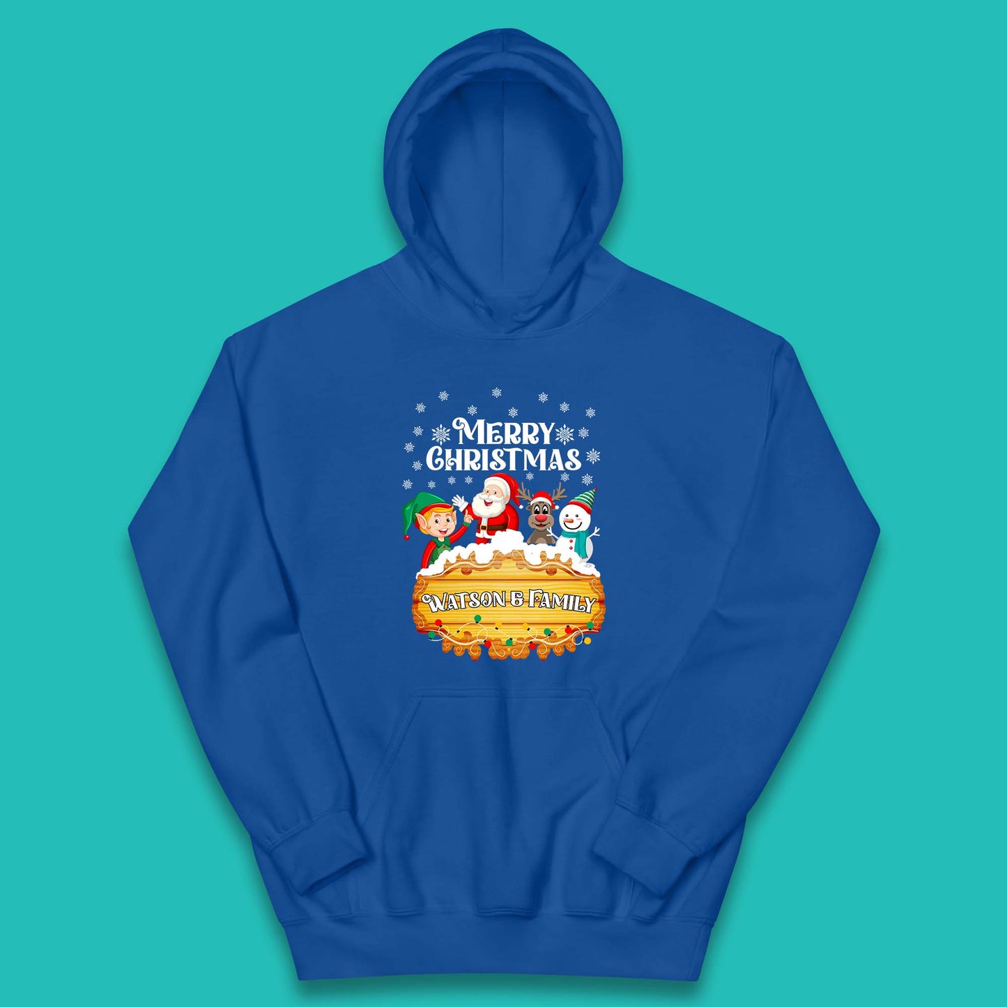 watson family christmas hoodie