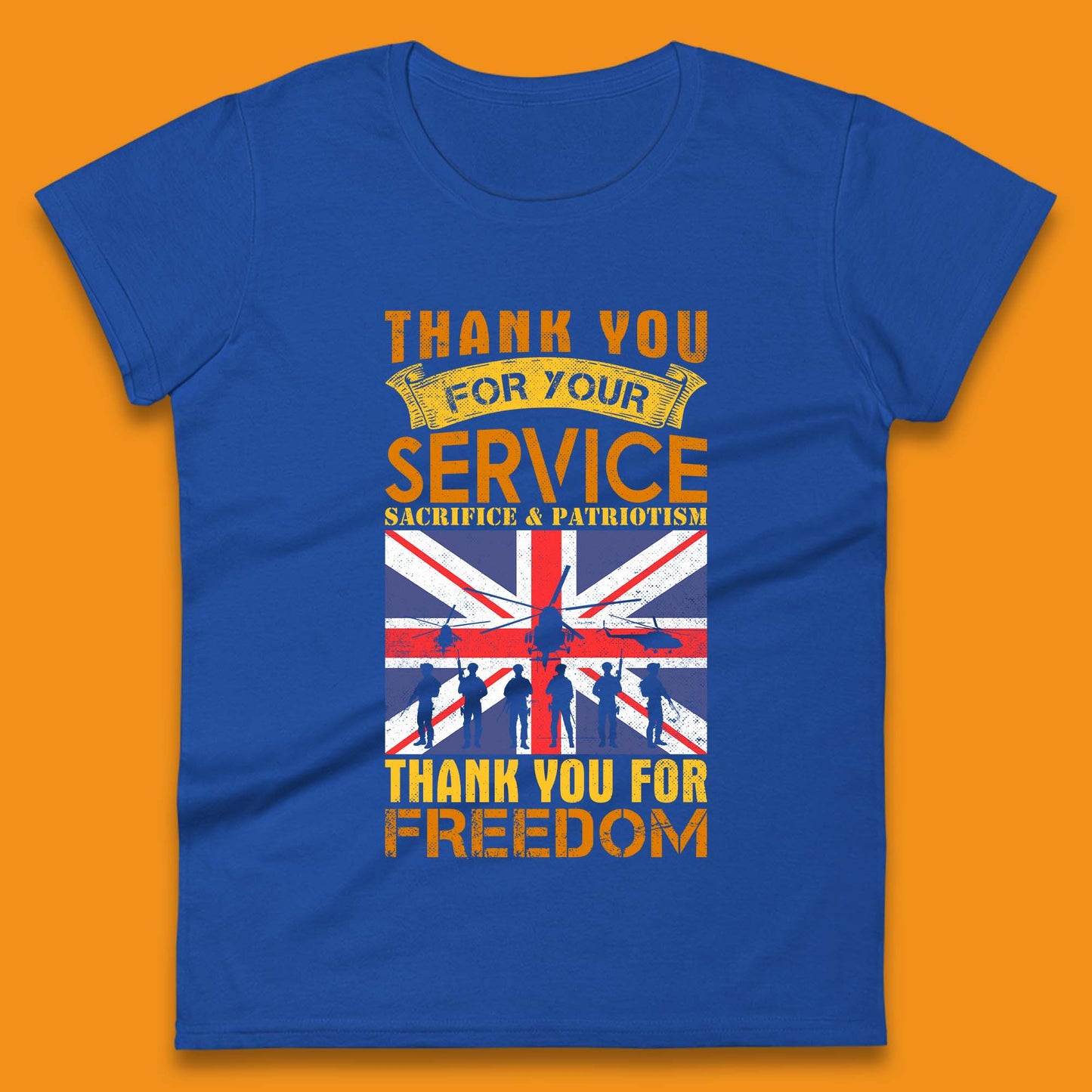 Thank You For Your Service Womens T-Shirt