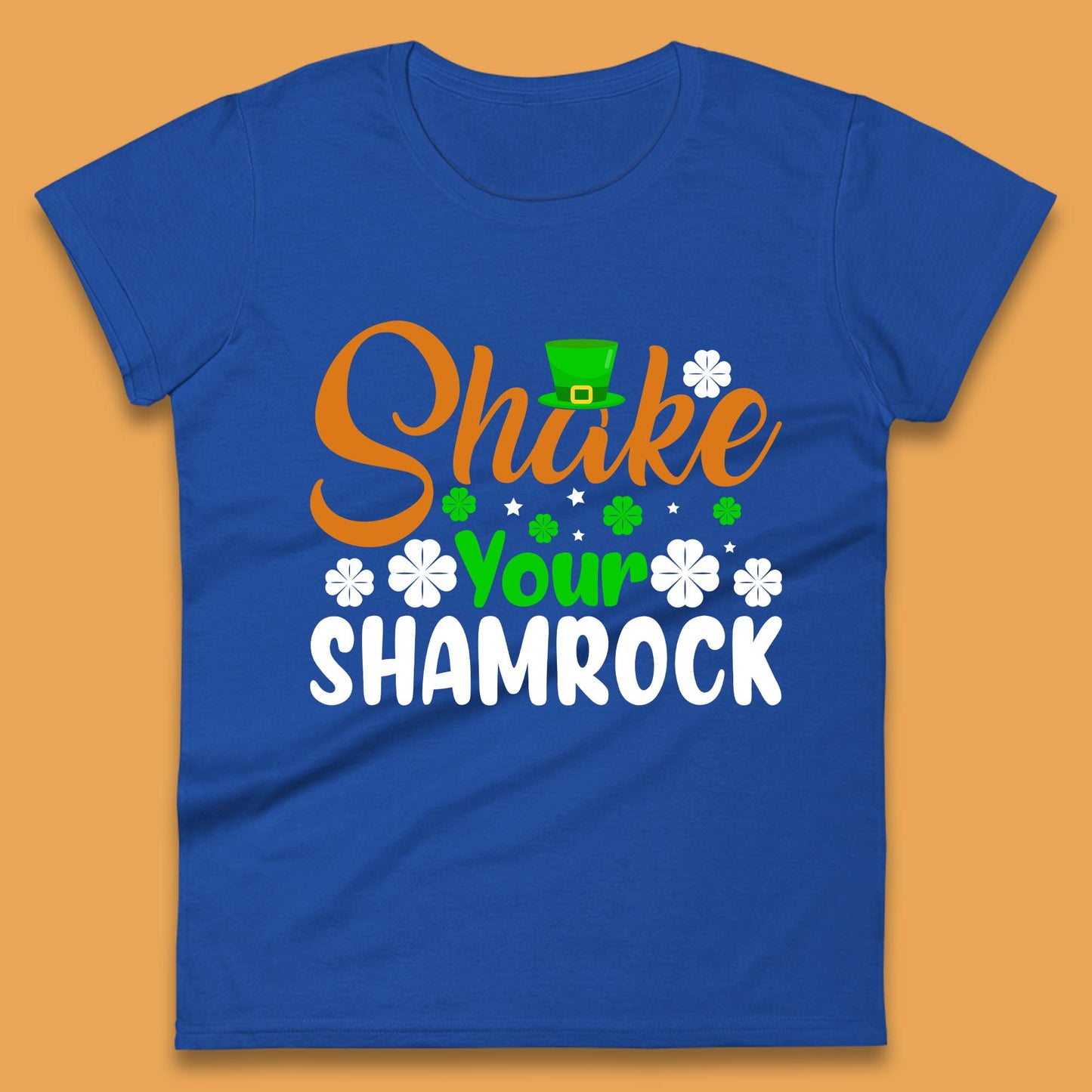 Shake Your Shamrock St Patrick's Day Womens T-Shirt
