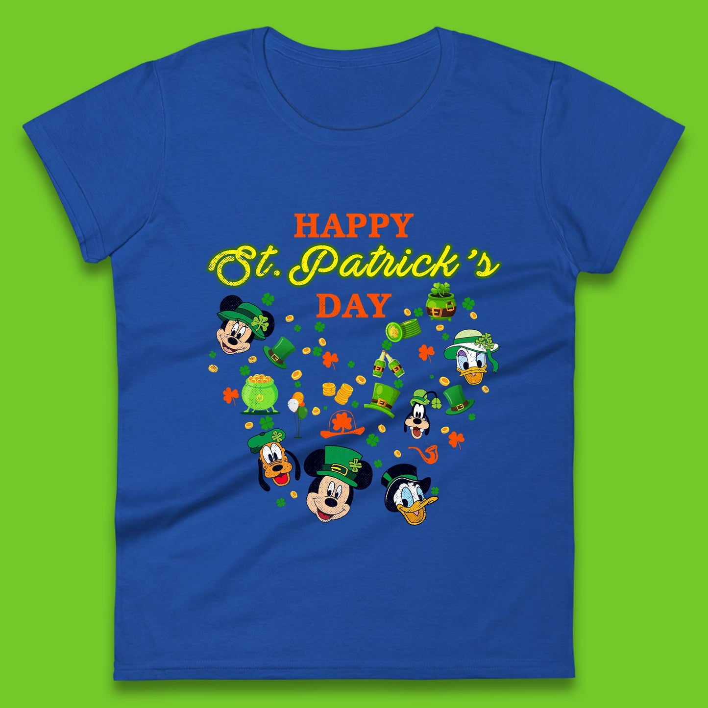 Disney Happy St. Patrick's Day Womens T-Shirt