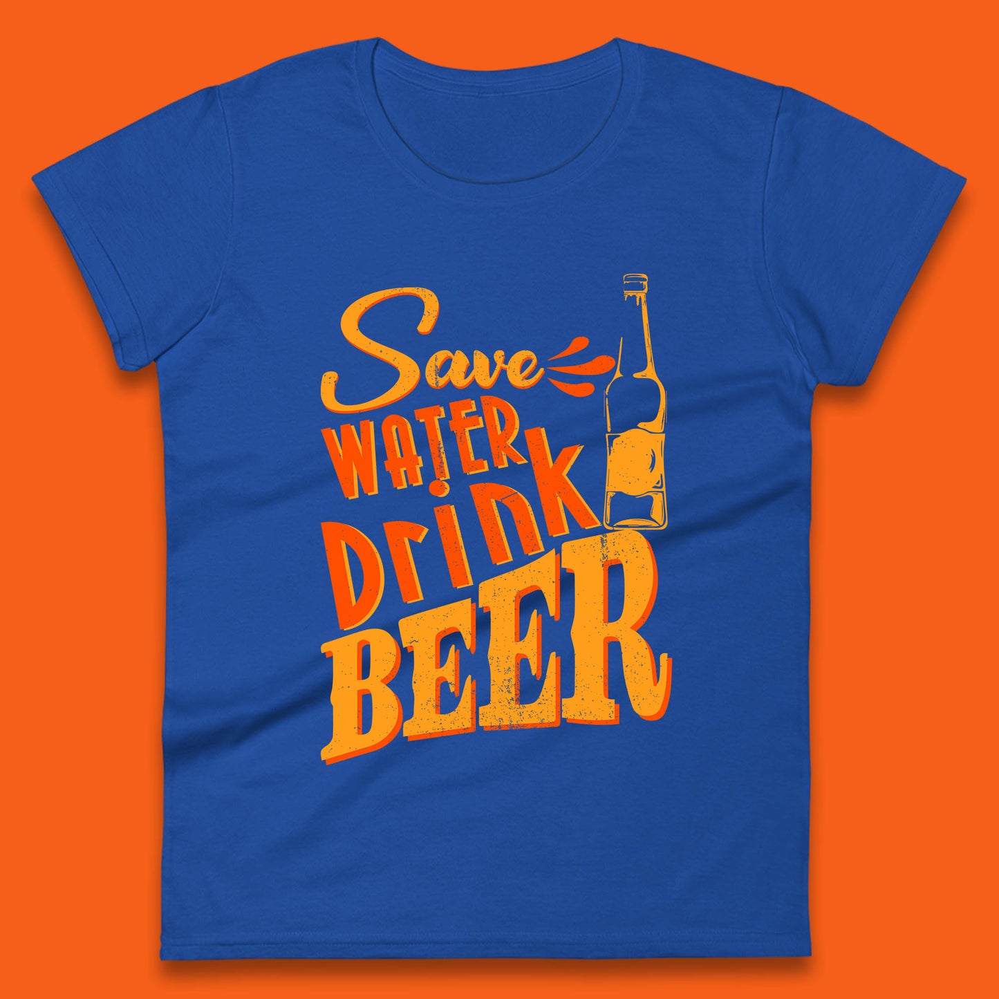 Save Water Drink Beer Halloween Horror Scary Beer Drinking Party Womens Tee Top