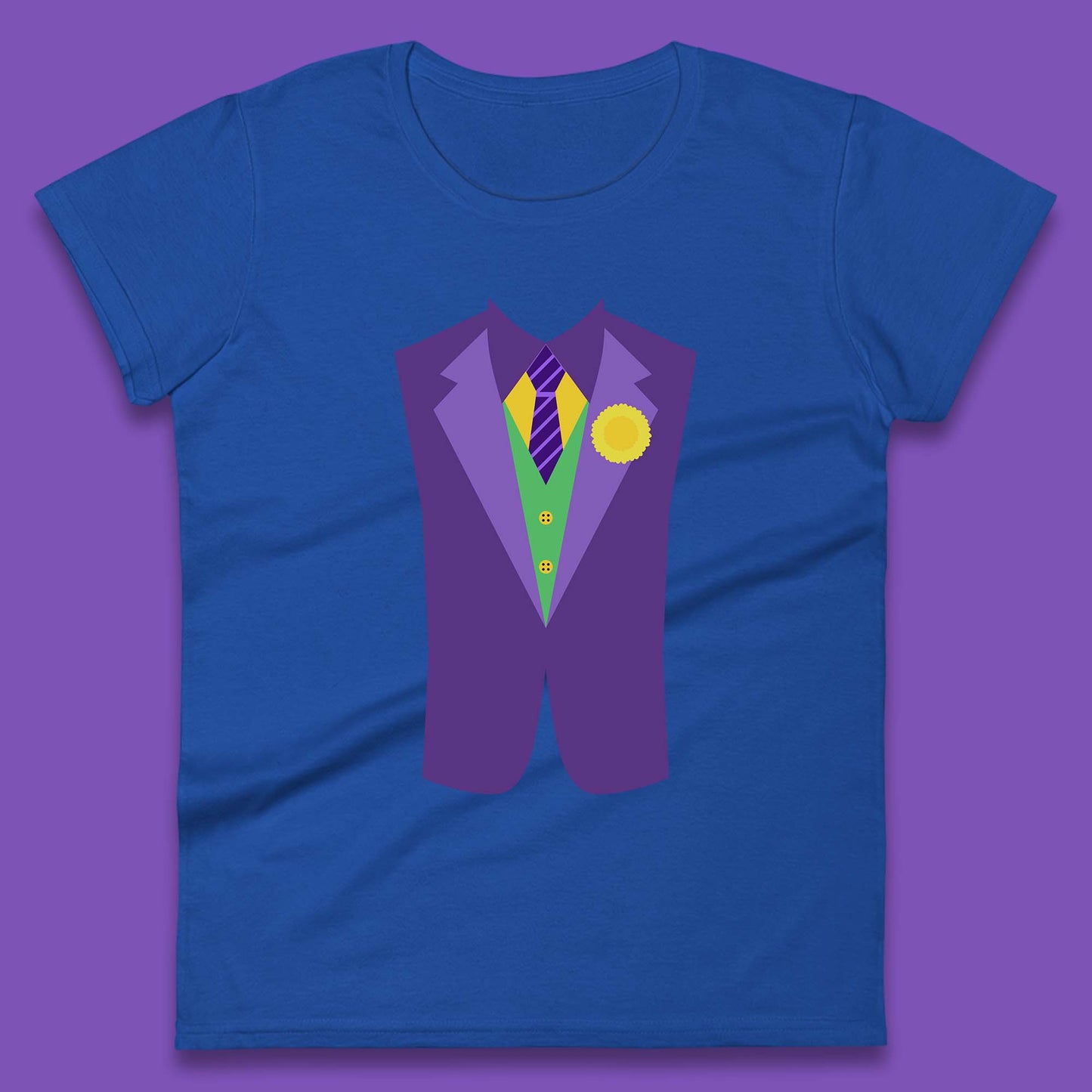 Funny Tuxedo Mardi Gras Tux Party Celebration Costume Womens Tee Top