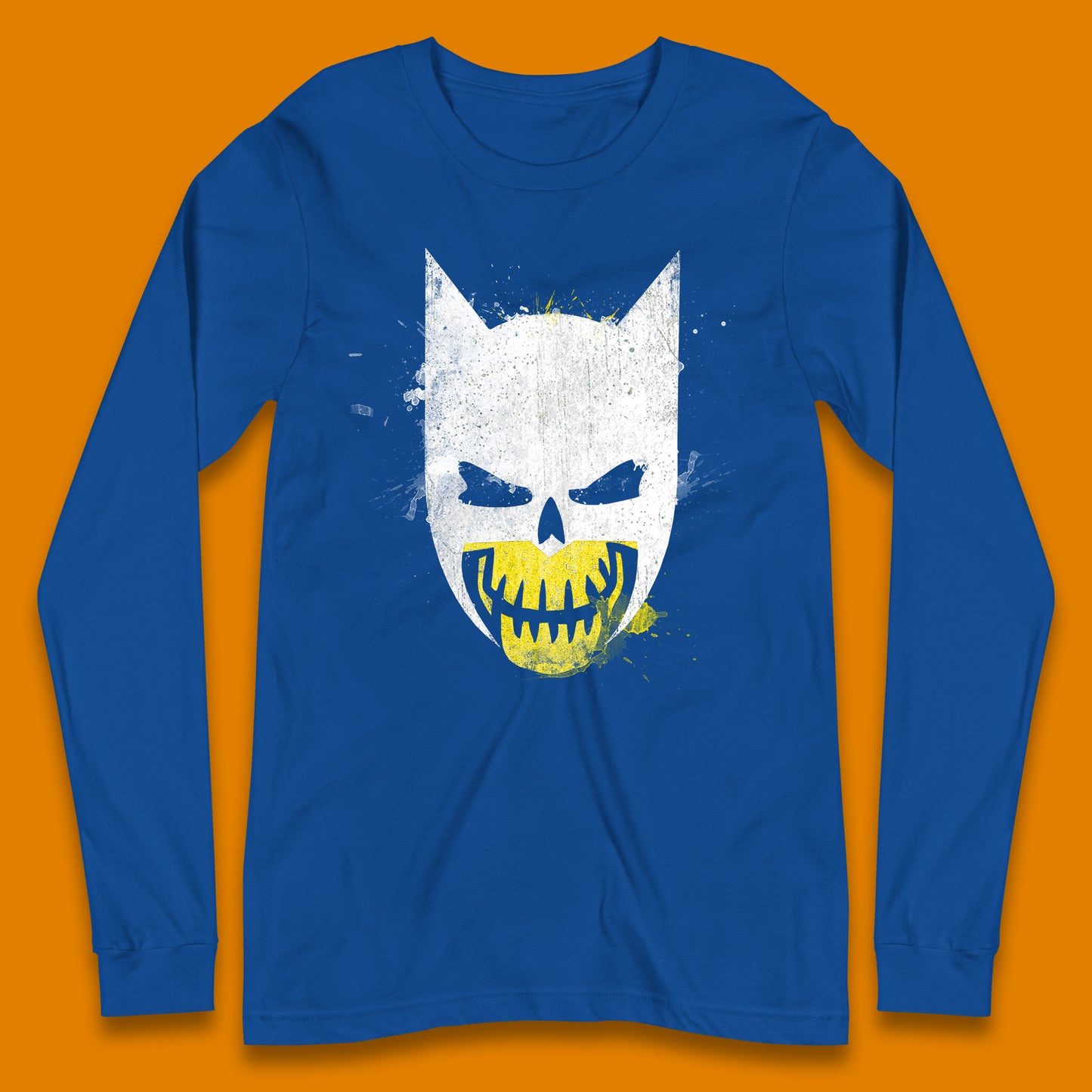 Batman The Dark Knight Circle Logo DC Comics Superhero Fictional Character Long Sleeve T Shirt