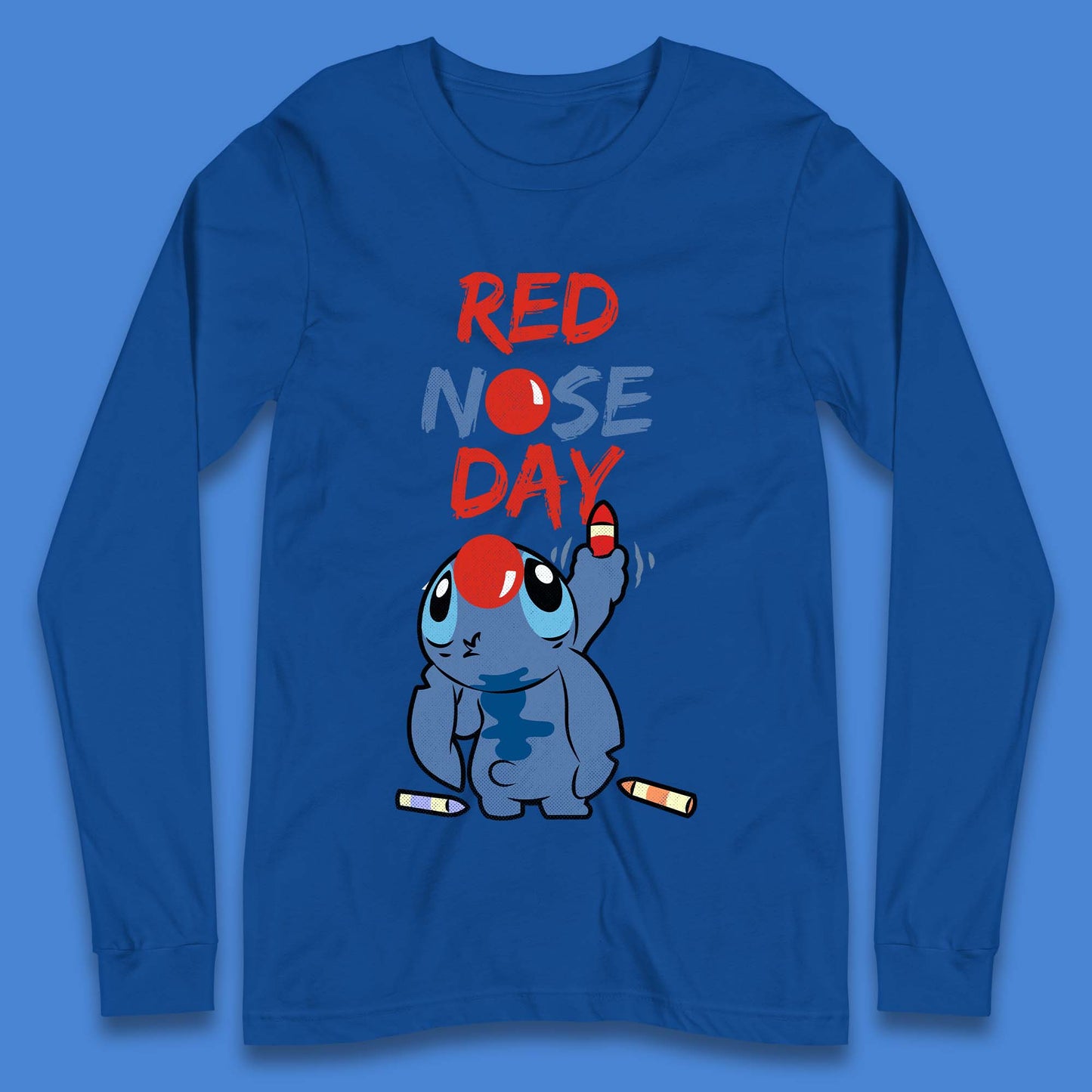 Stitch Long Sleeve Comic Relief Top