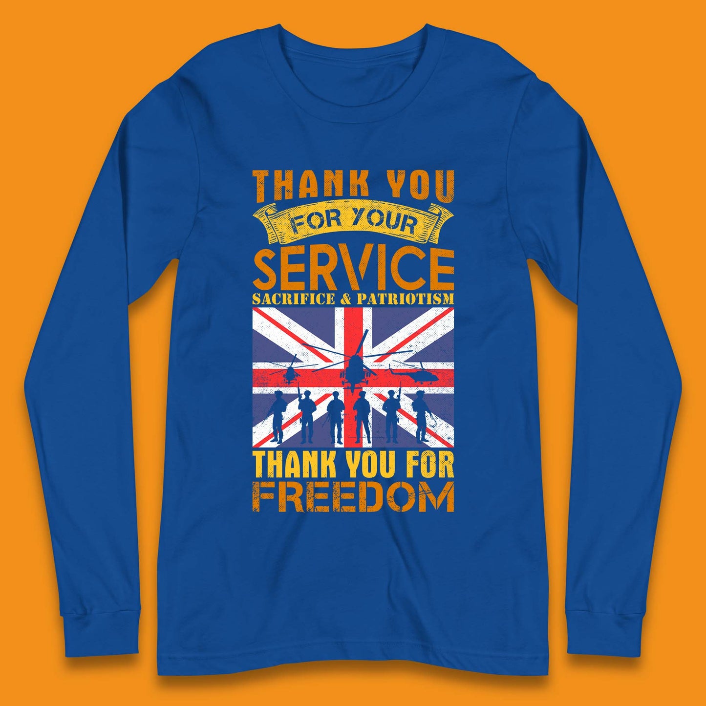 Thank You For Your Service Long Sleeve T-Shirt
