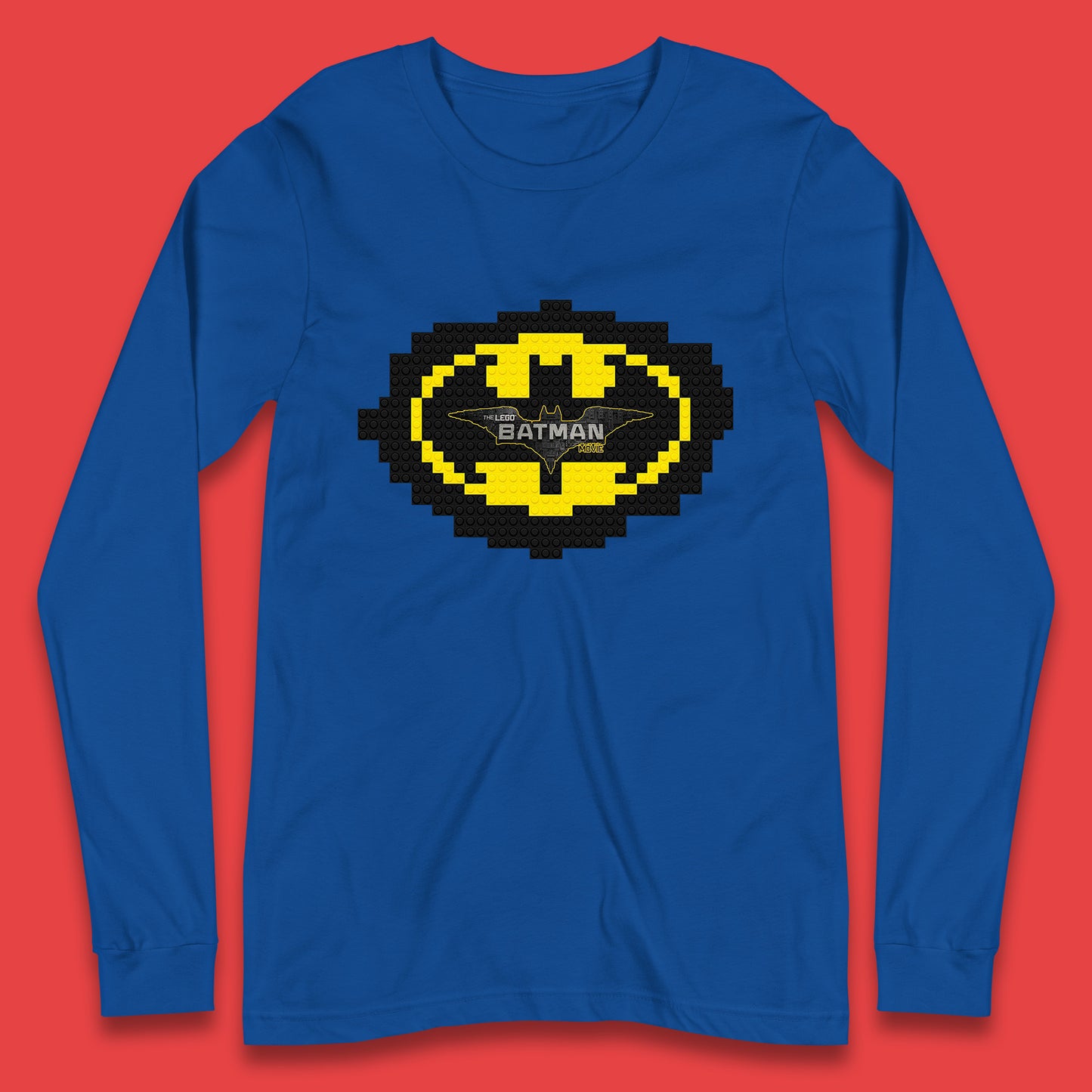 The Lego Batman Movie Superhero Building Bricks Block DC Comics Batman Master Builder Animated Superhero Comedy Film Long Sleeve T Shirt