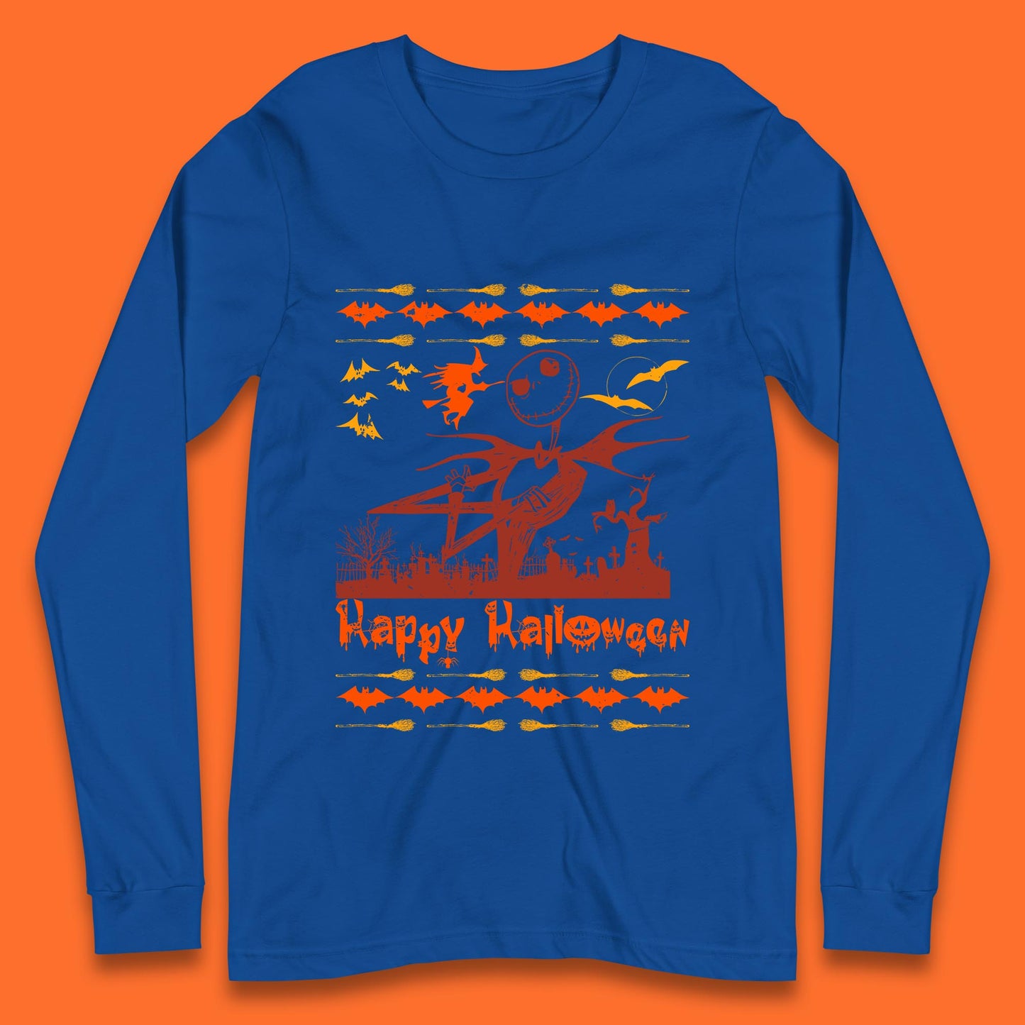 happy halloween long sleeve t shirt