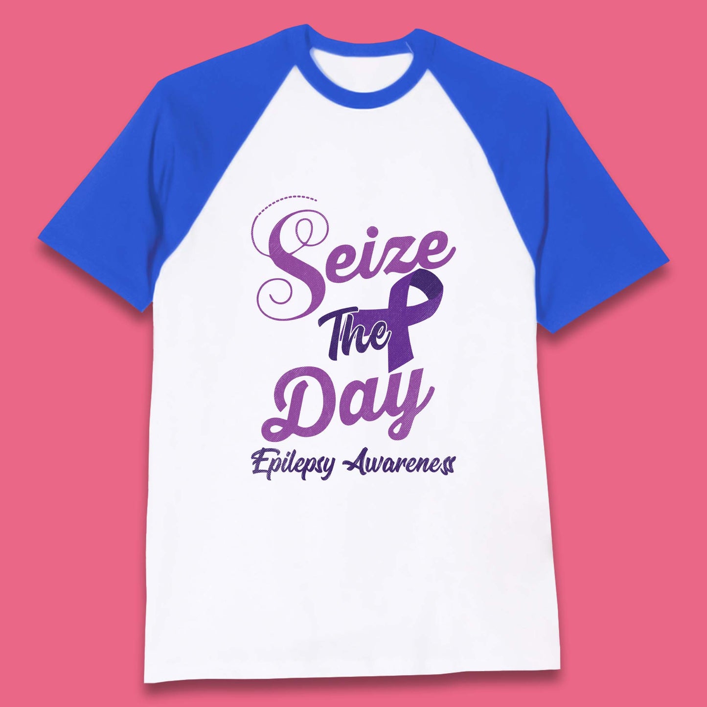 Seize the Day Epilepsy Awareness Baseball T-Shirt