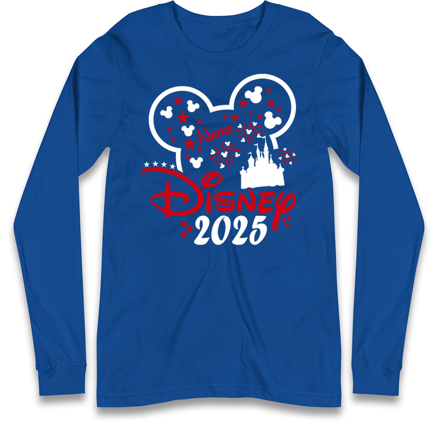 Mickey Mouse Castle Long Sleeve T Shirt
