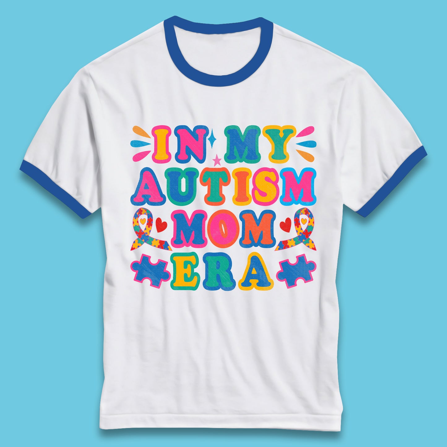 Autism Mama Ringer T-Shirt