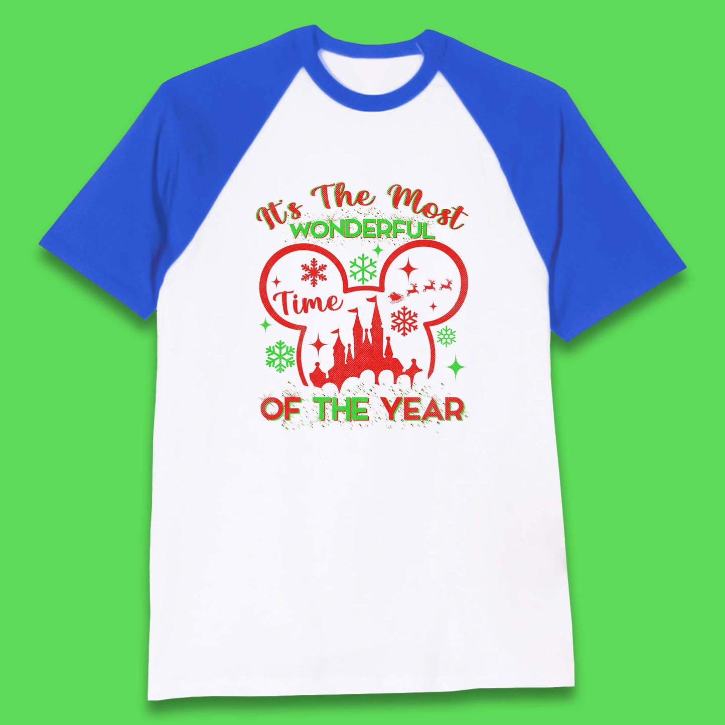 disney christmas baseball t shirt