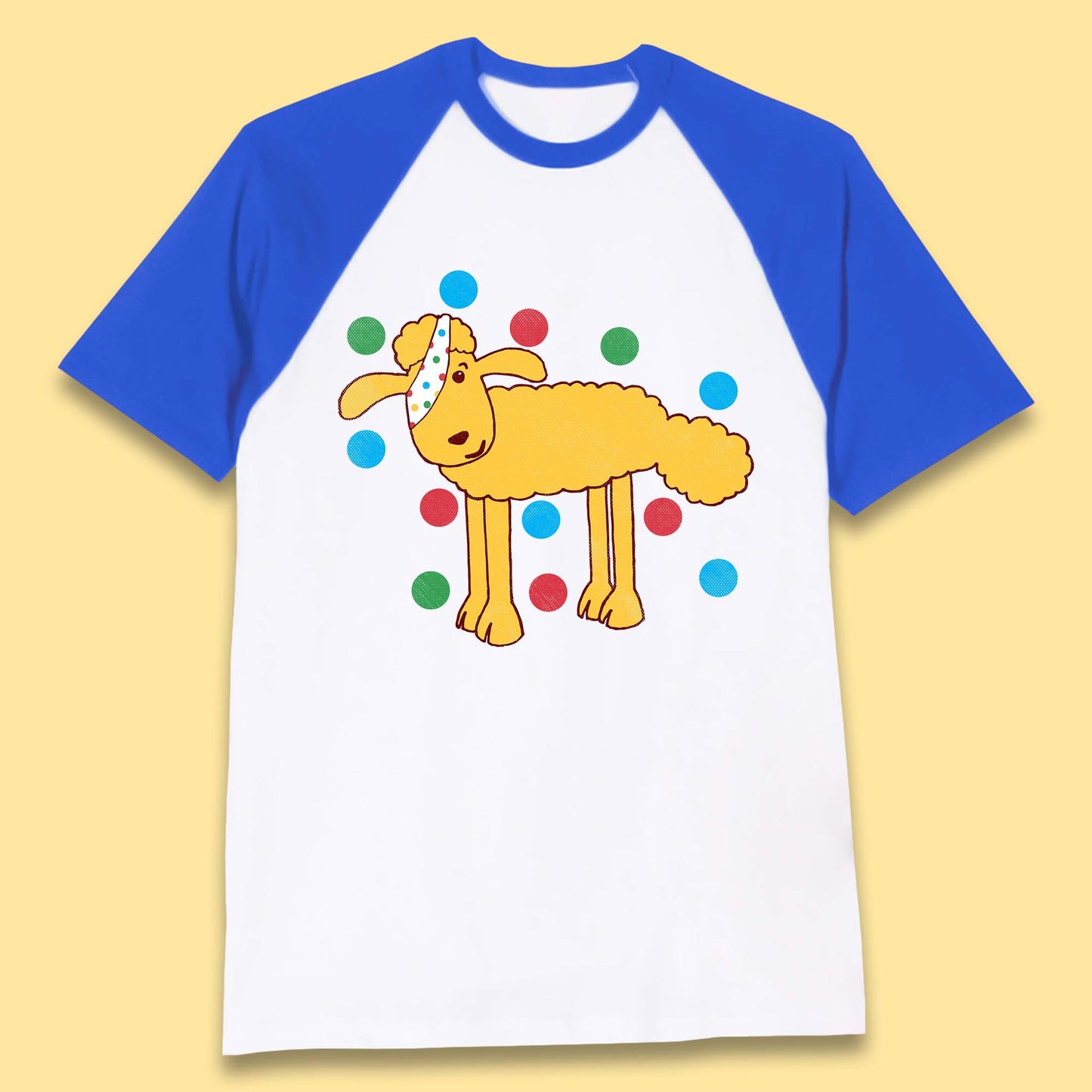 Spotty Pudsey Sheep Children In Need Dotty Spot Charity Raising Pudsey Sheep Baseball T Shirt
