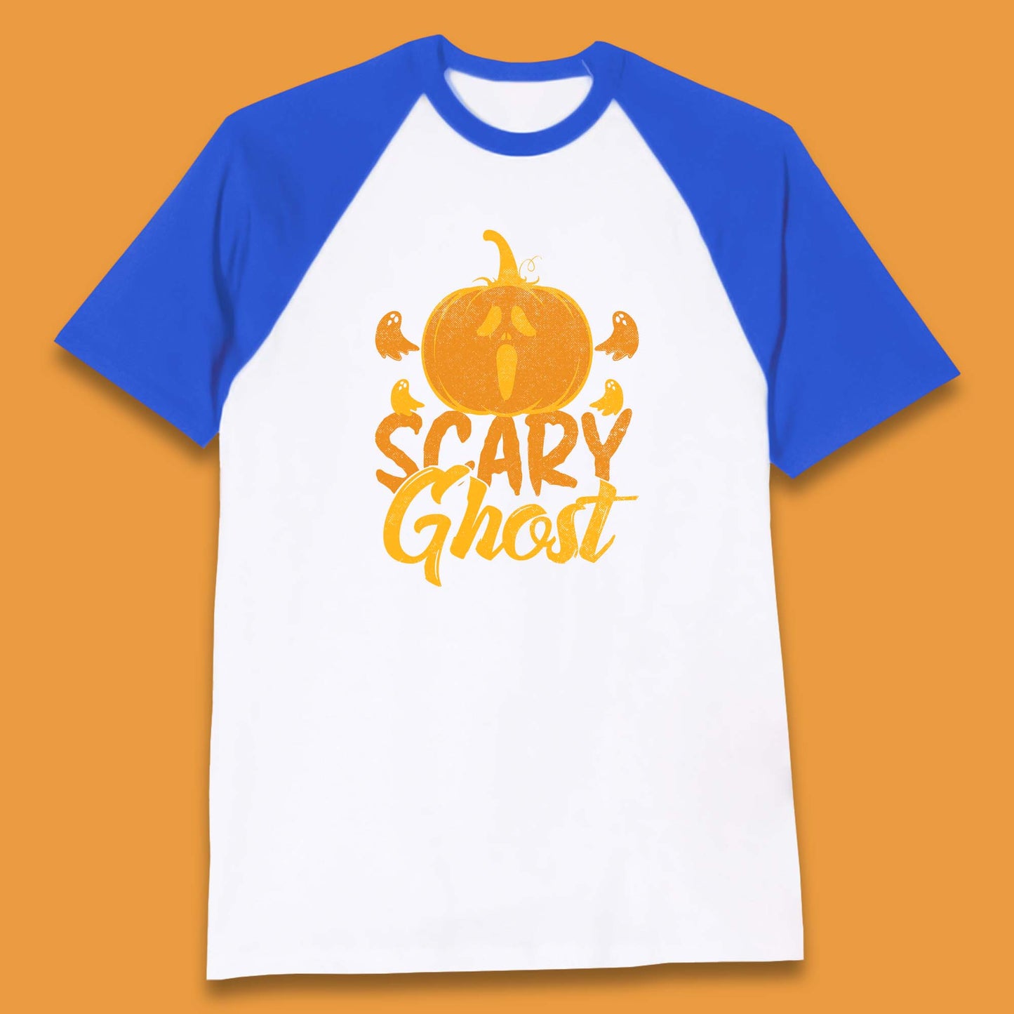 Scary Ghost Halloween Scream Ghost Face Horror Scary Pumpkin Ghostface Baseball T Shirt