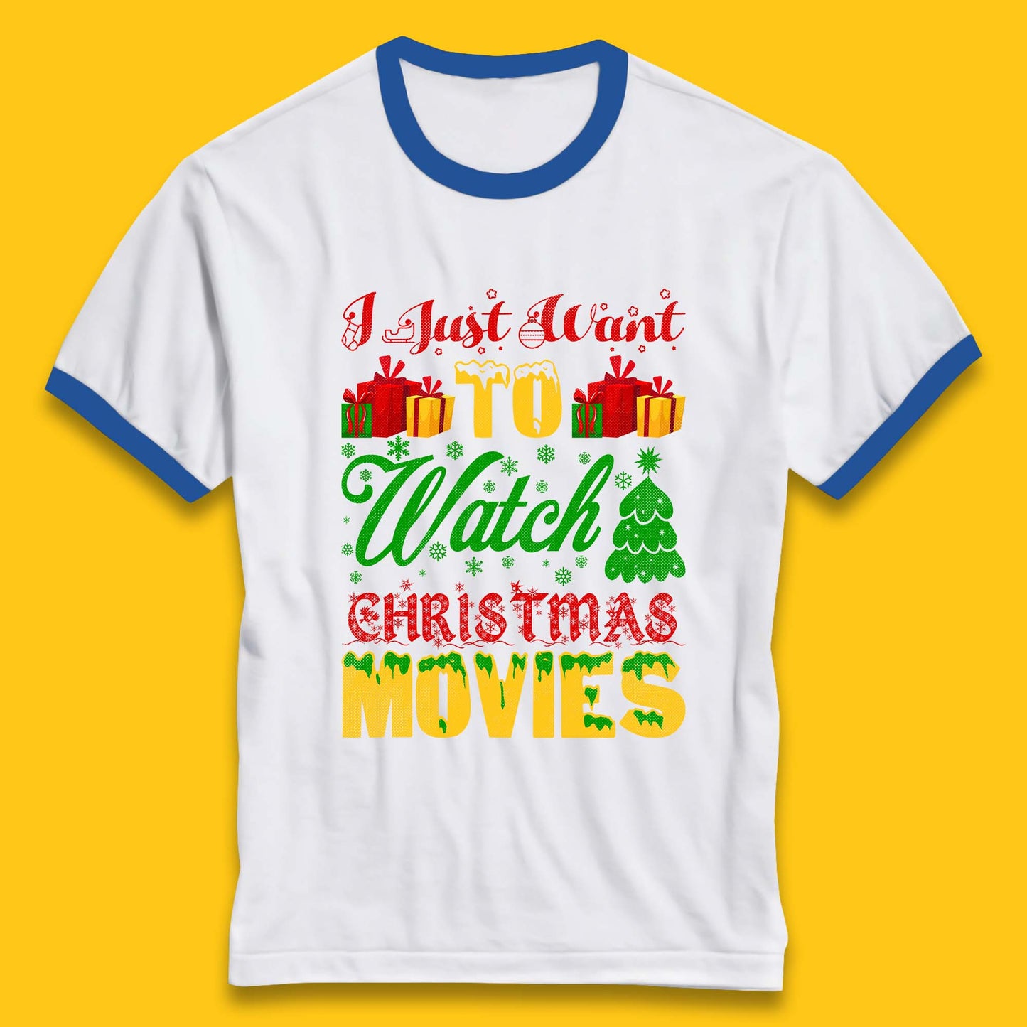 christmas movie ringer t shirt