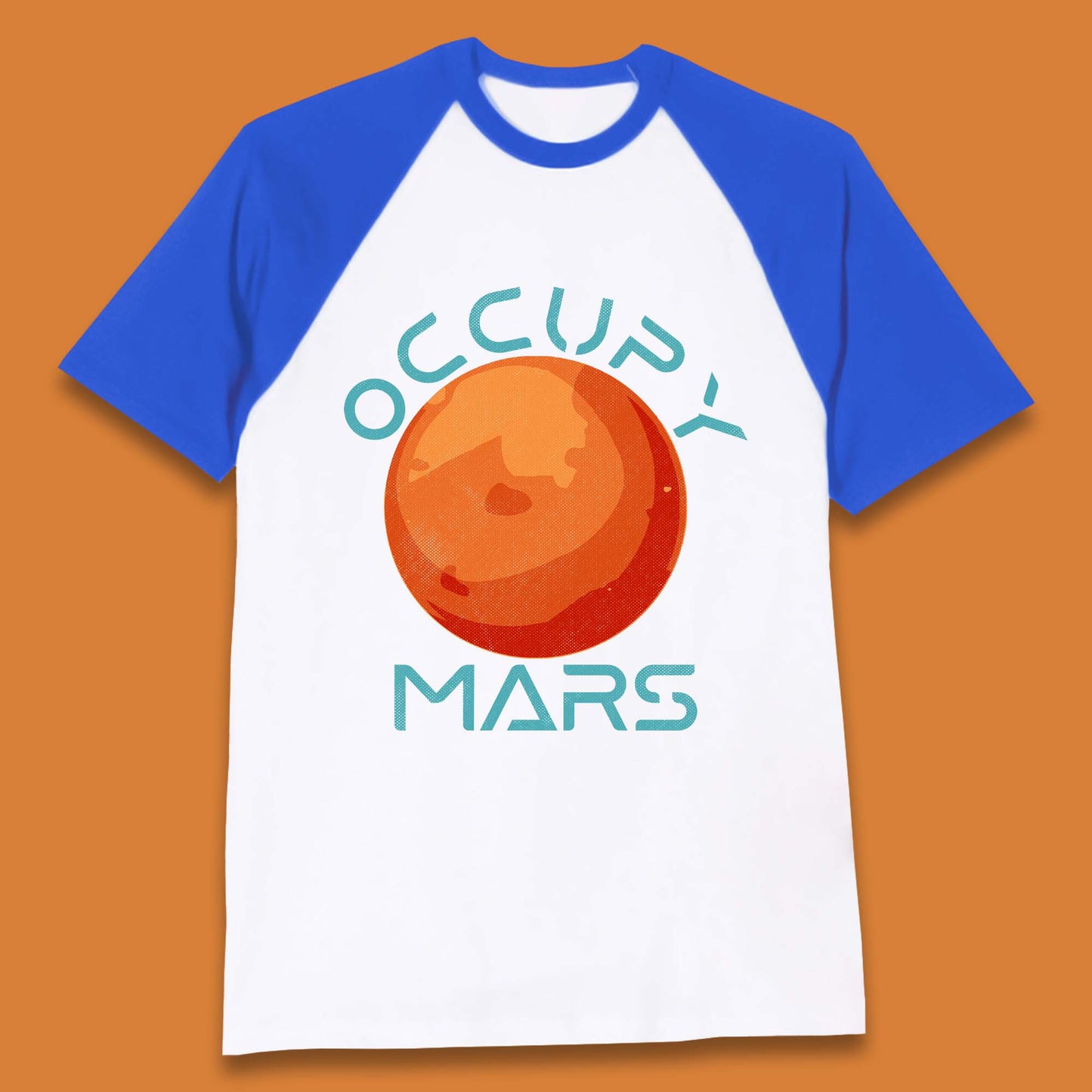 Occupy Mars Baseball T-Shirt