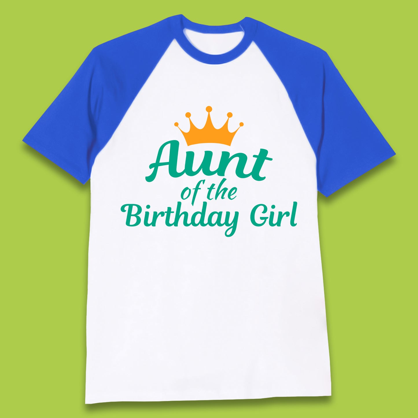 Aunt Of The Birthday Girl Baseball T-Shirt