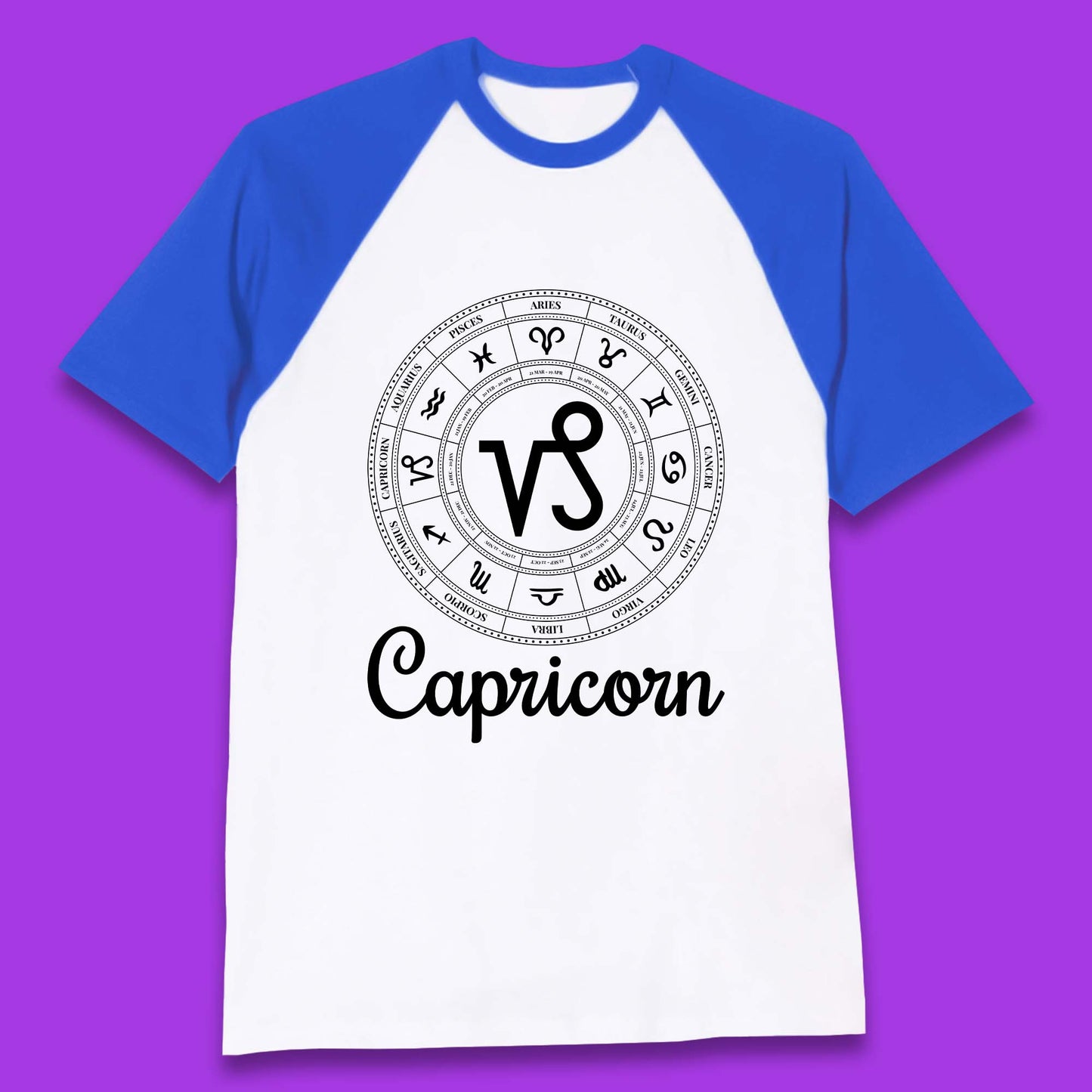 Capricorn Baseball T-Shirt