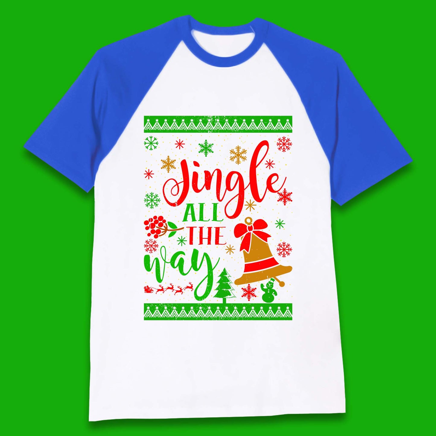 Christmas Jingle Baseball T-Shirt