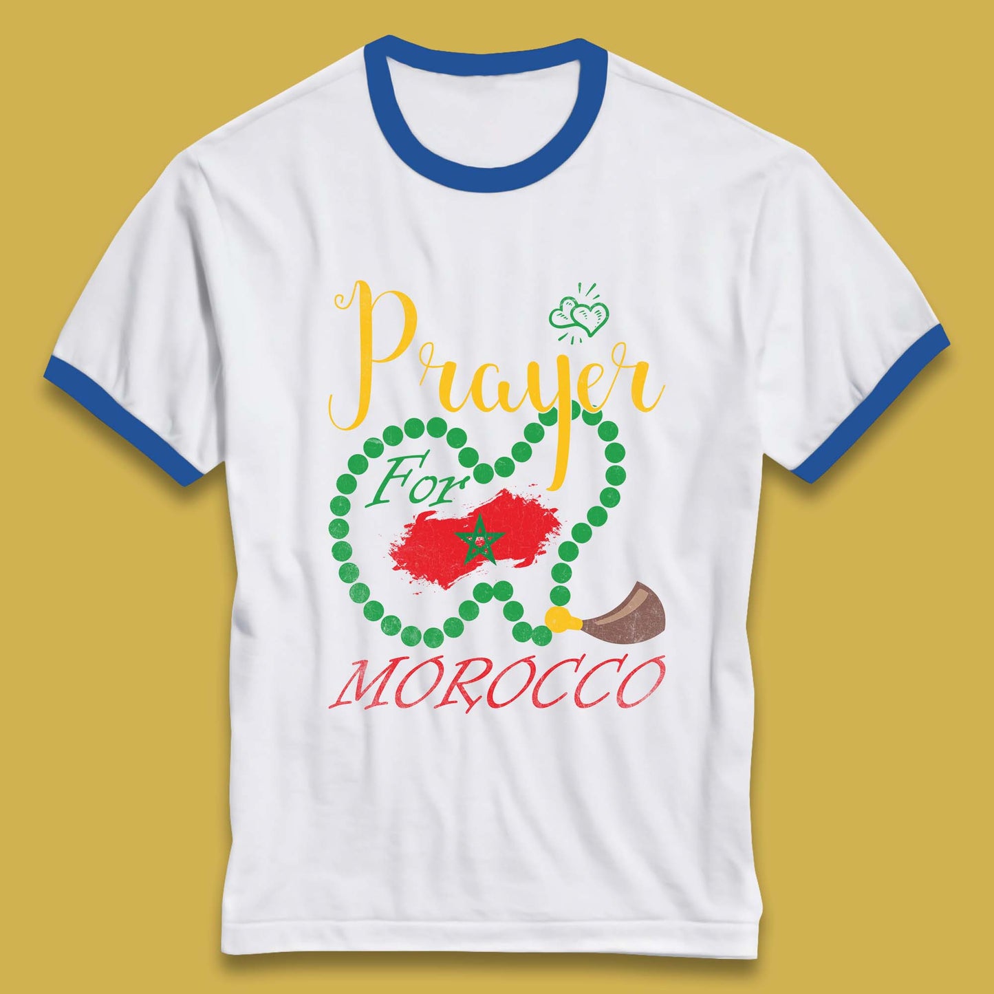 Prayer For Morocco Stay Strong Morocco Earthquake Support Ringer T Shirt