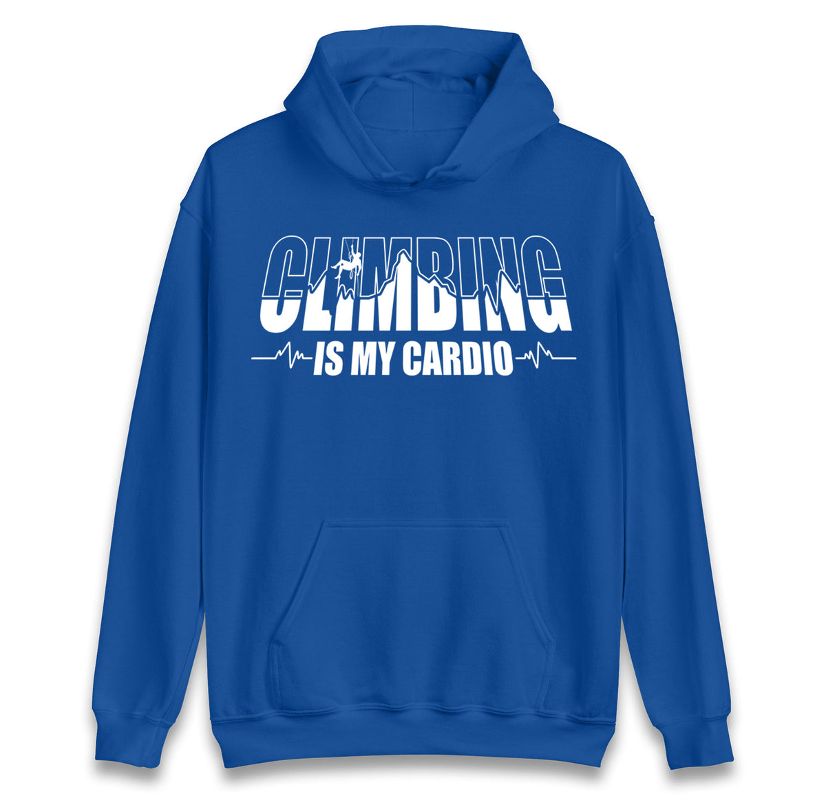 Climbing Is My Cardio Climbing hoodie
