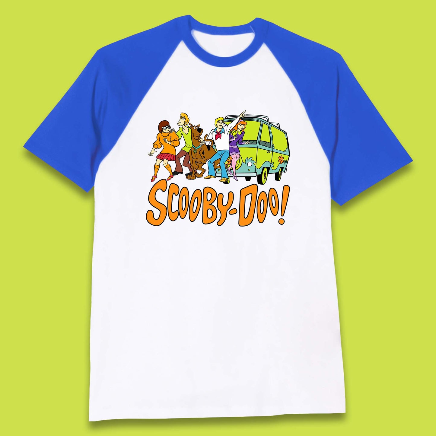 Halloween Scooby Doo & Gang Horror Van Scary Mystery Machine Baseball T Shirt
