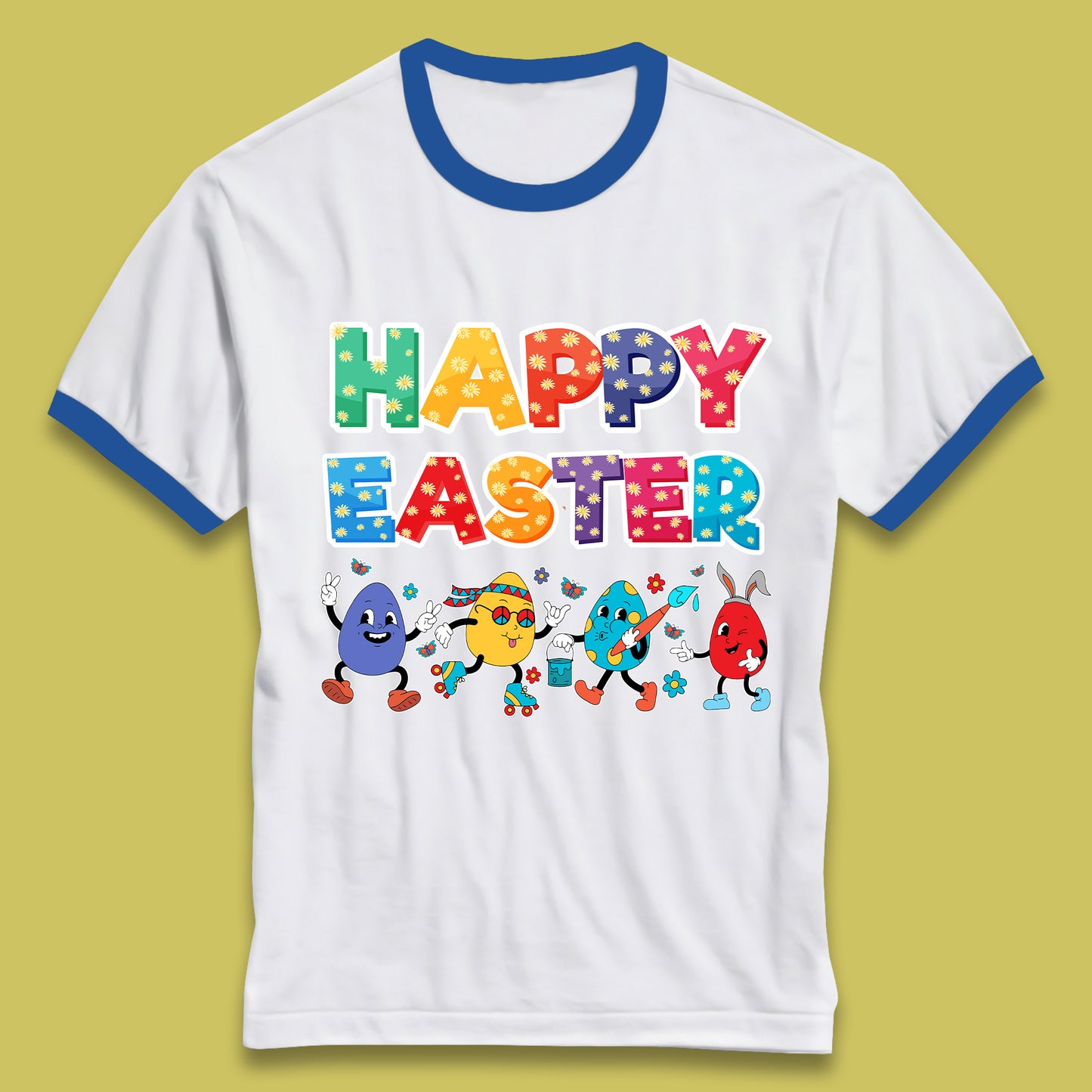 Happy Easter Ringer T-Shirt