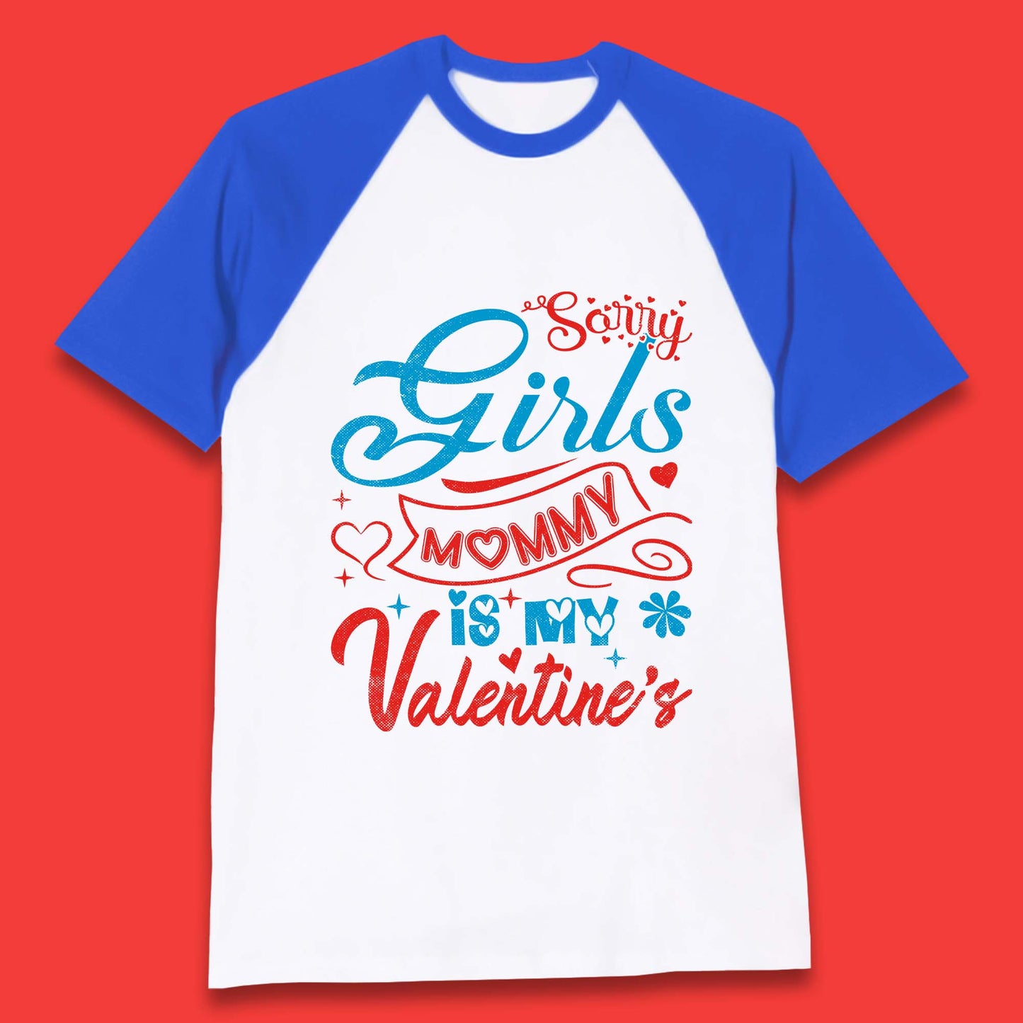 Mommy Is My Valentine Baseball T-Shirt