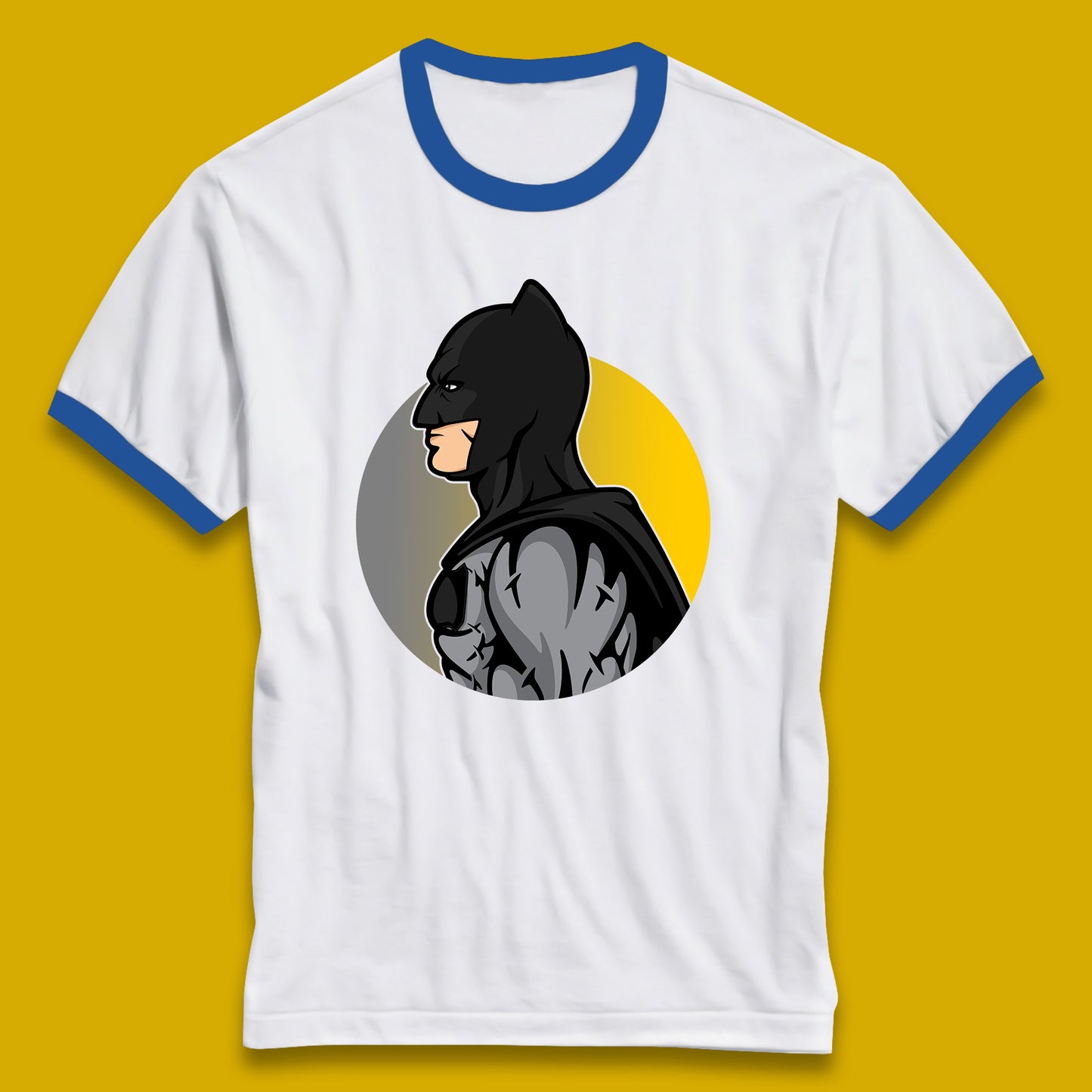 Batman Superhero Fictional Character DC Comics Batman Comic Book Character Ringer T Shirt