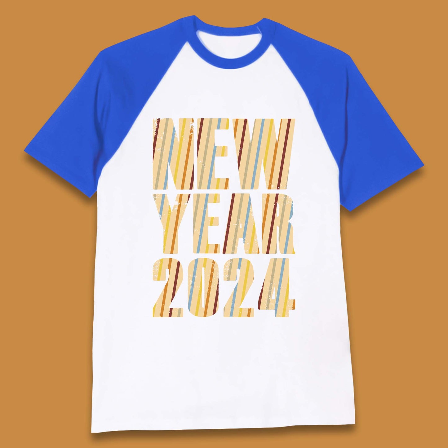 Retro Style New Year 2024 Baseball T-Shirt
