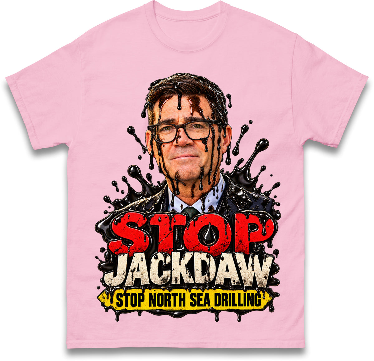 Stop Jackdaw Stop North Sea Drilling Andy Burnham T Shirt