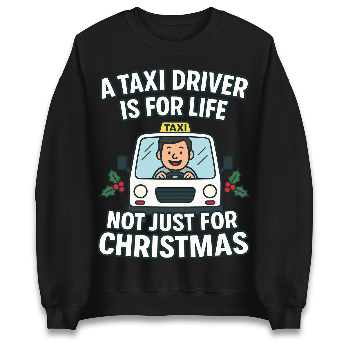 Taxi Driver Christmas Jumper