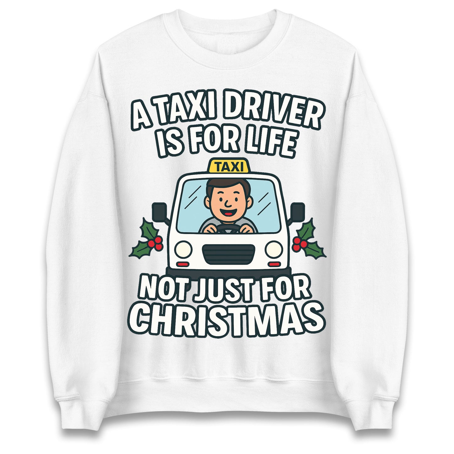 Taxi Driver Christmas Jumper