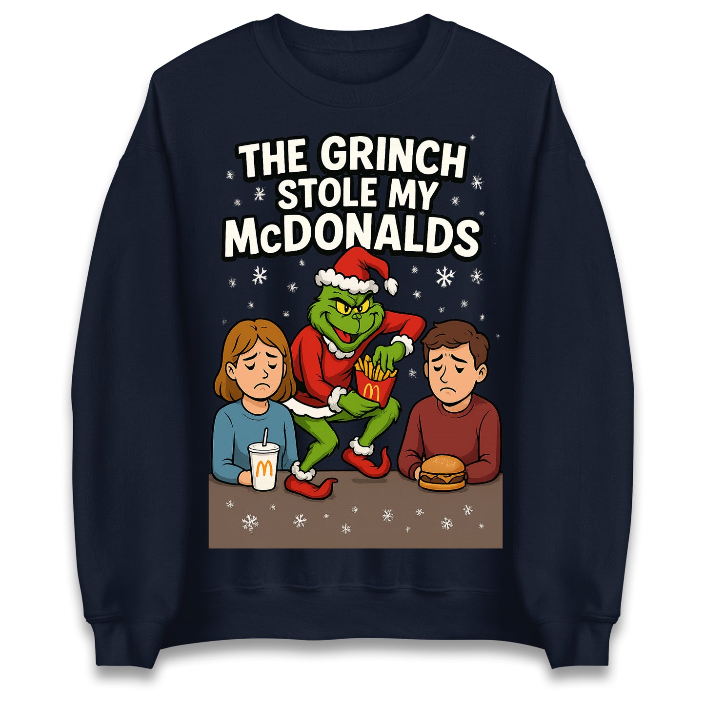 The Grinch Stole My McDonalds Christmas Jumper