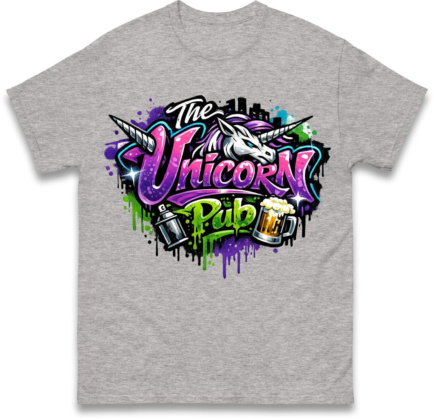 The Unicorn Pub Staff T Shirt