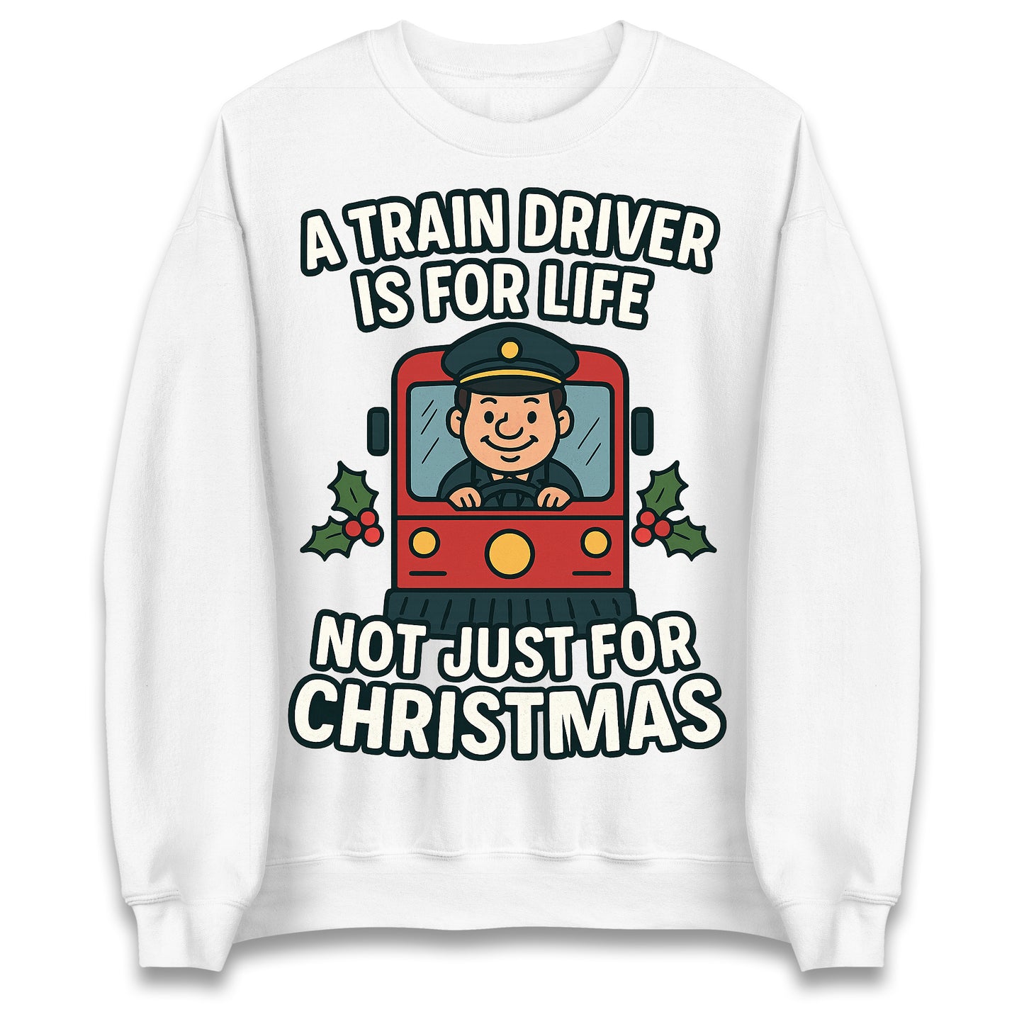 Train Driver Christmas Jumper
