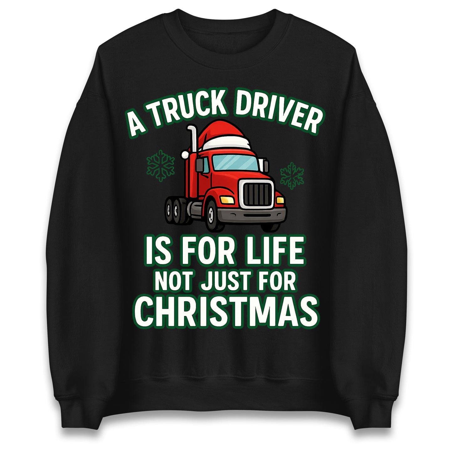 Truck Driver Christmas Jumper