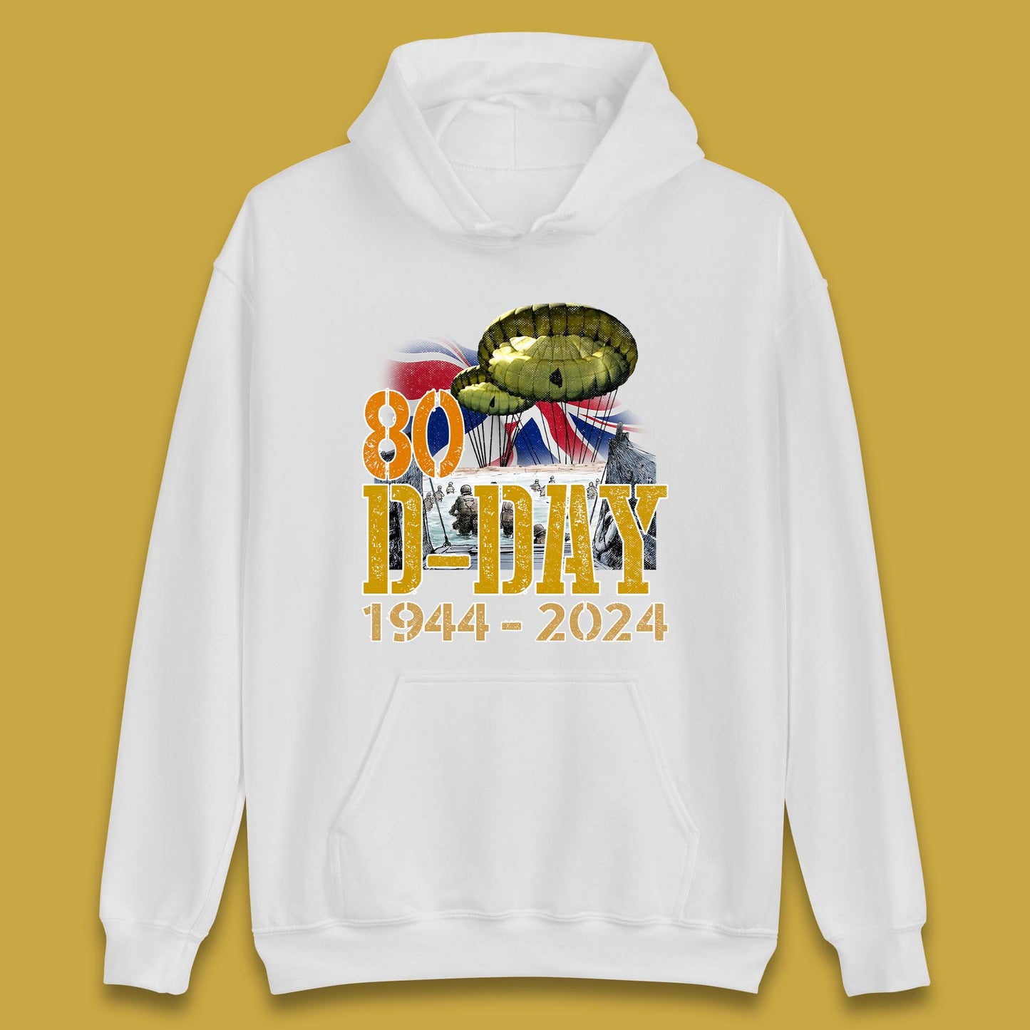D-Day 1944-2024 Unisex Hoodie