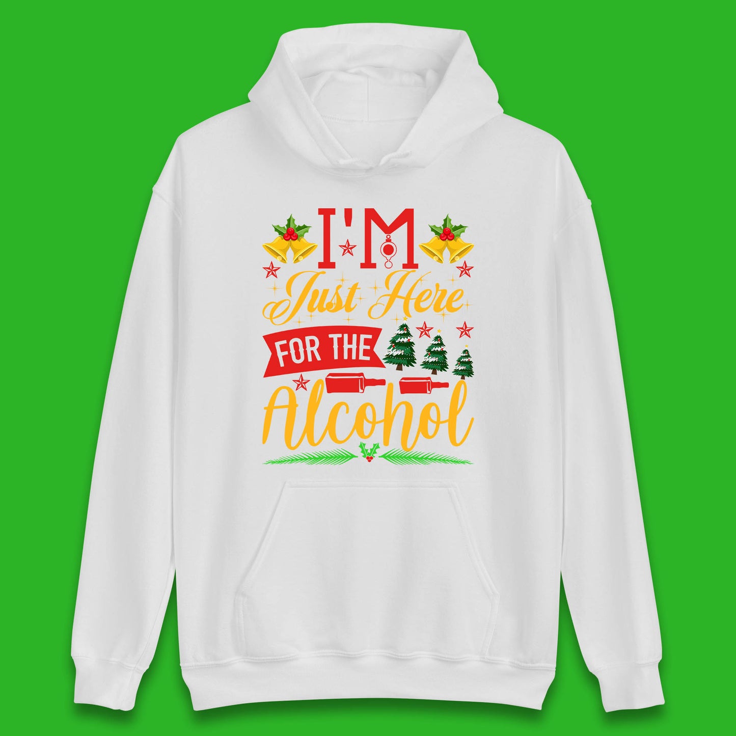 christmas drinking party hoodie