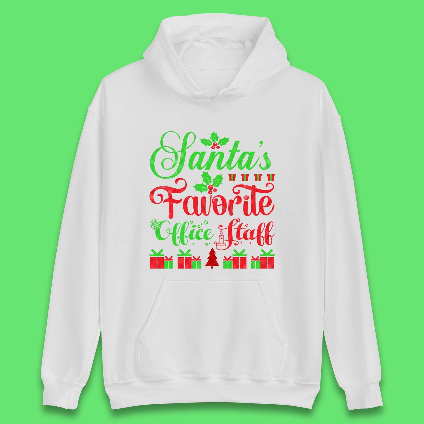 Office Staff Christmas Unisex Hoodie
