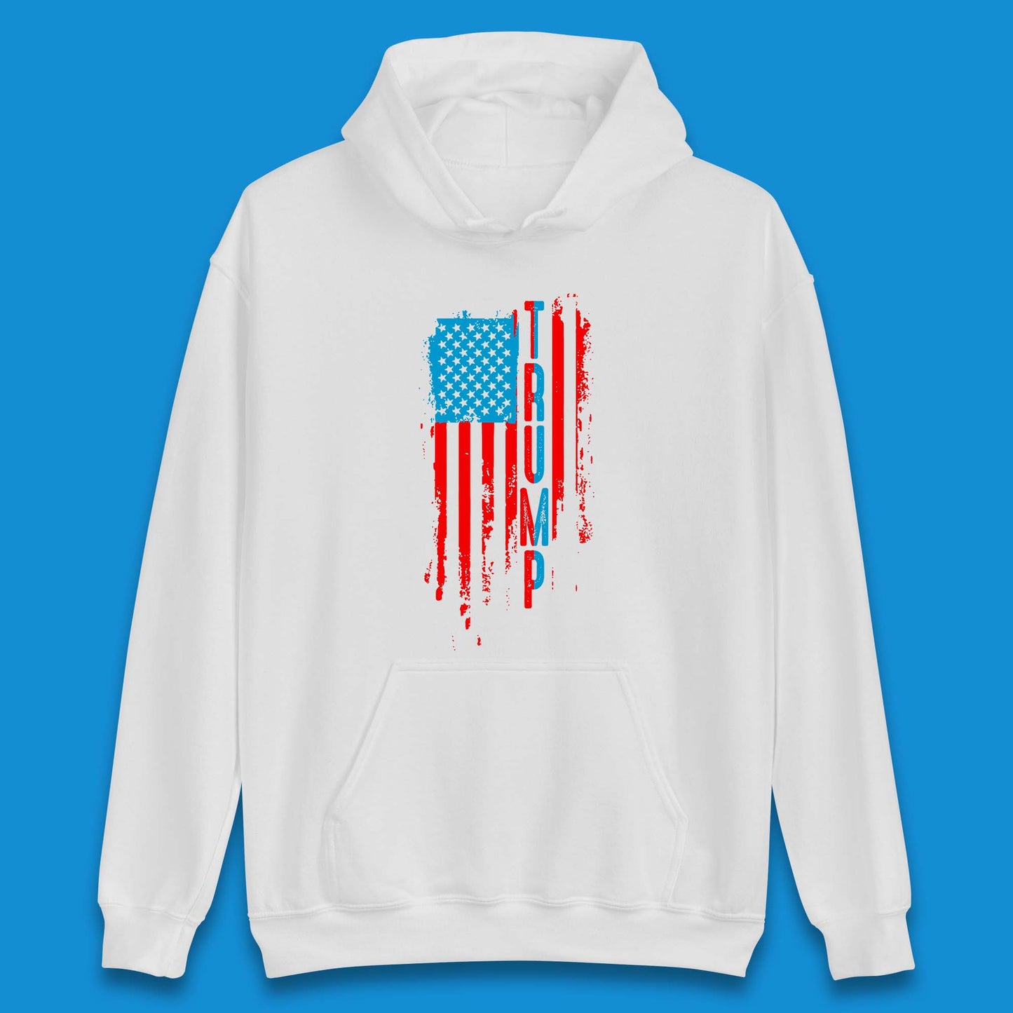 Trump's America USA Flag Patriotic Donald Trump Pro America Election 2024 Unisex Hoodie