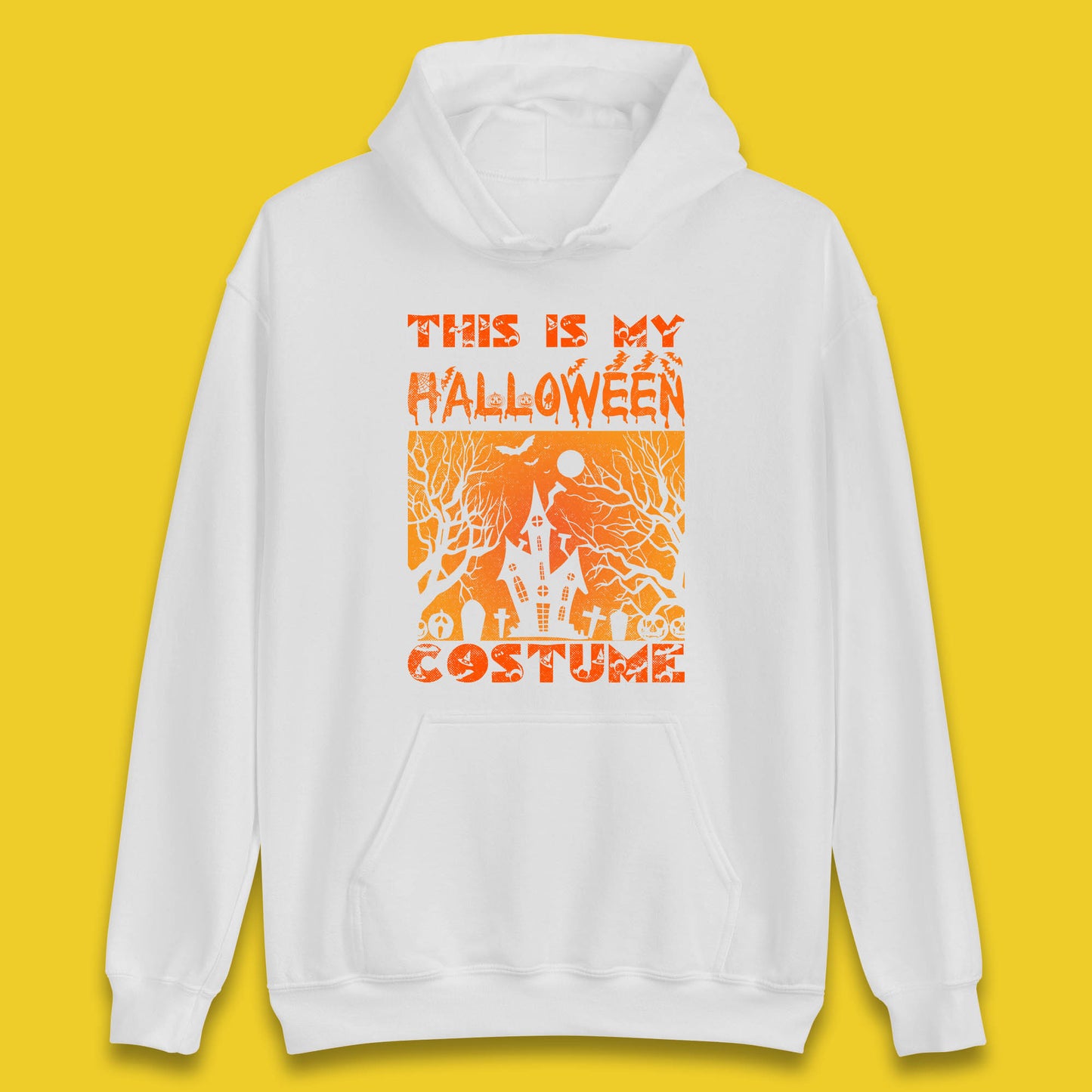 This Is My Halloween Costume Horror Scary Haunted House Spooky Season Unisex Hoodie