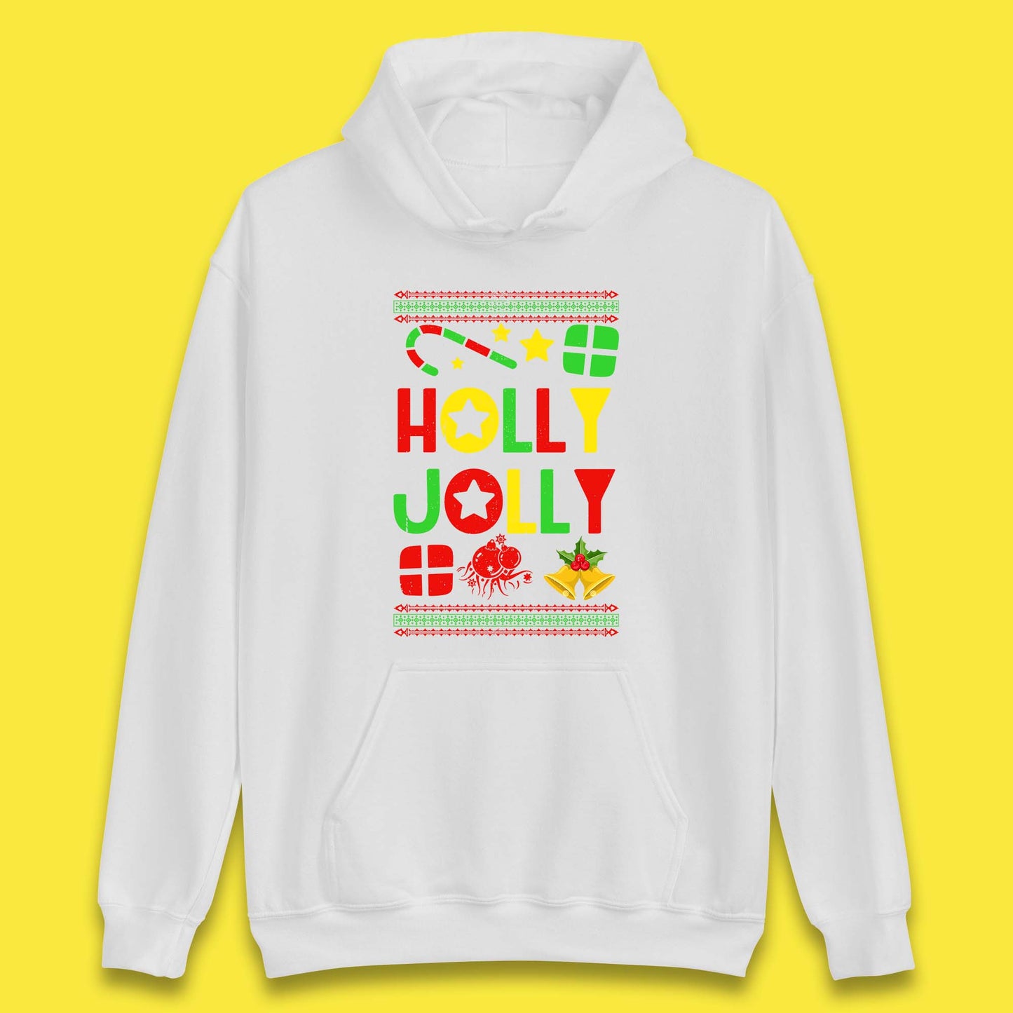 holly jolly christmas hoodie