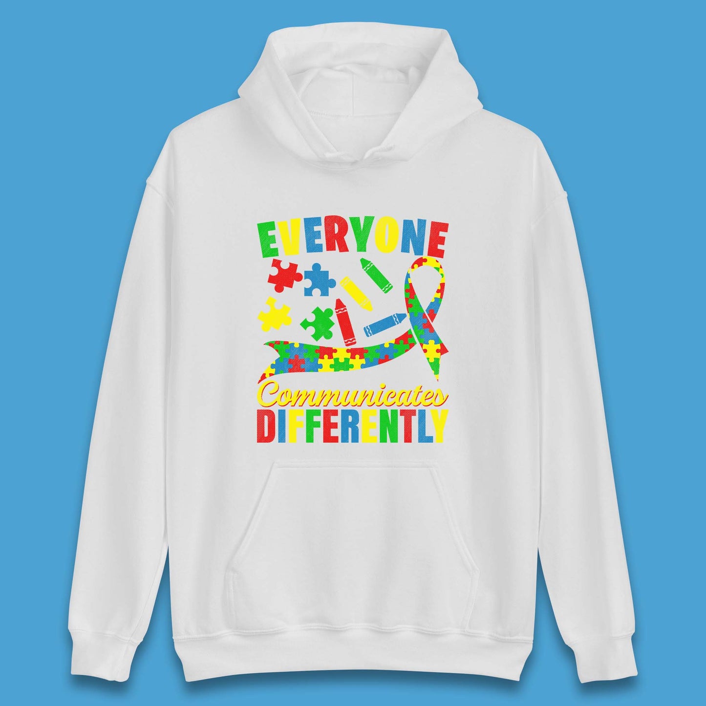 Everyone Communicates Differently Unisex Hoodie