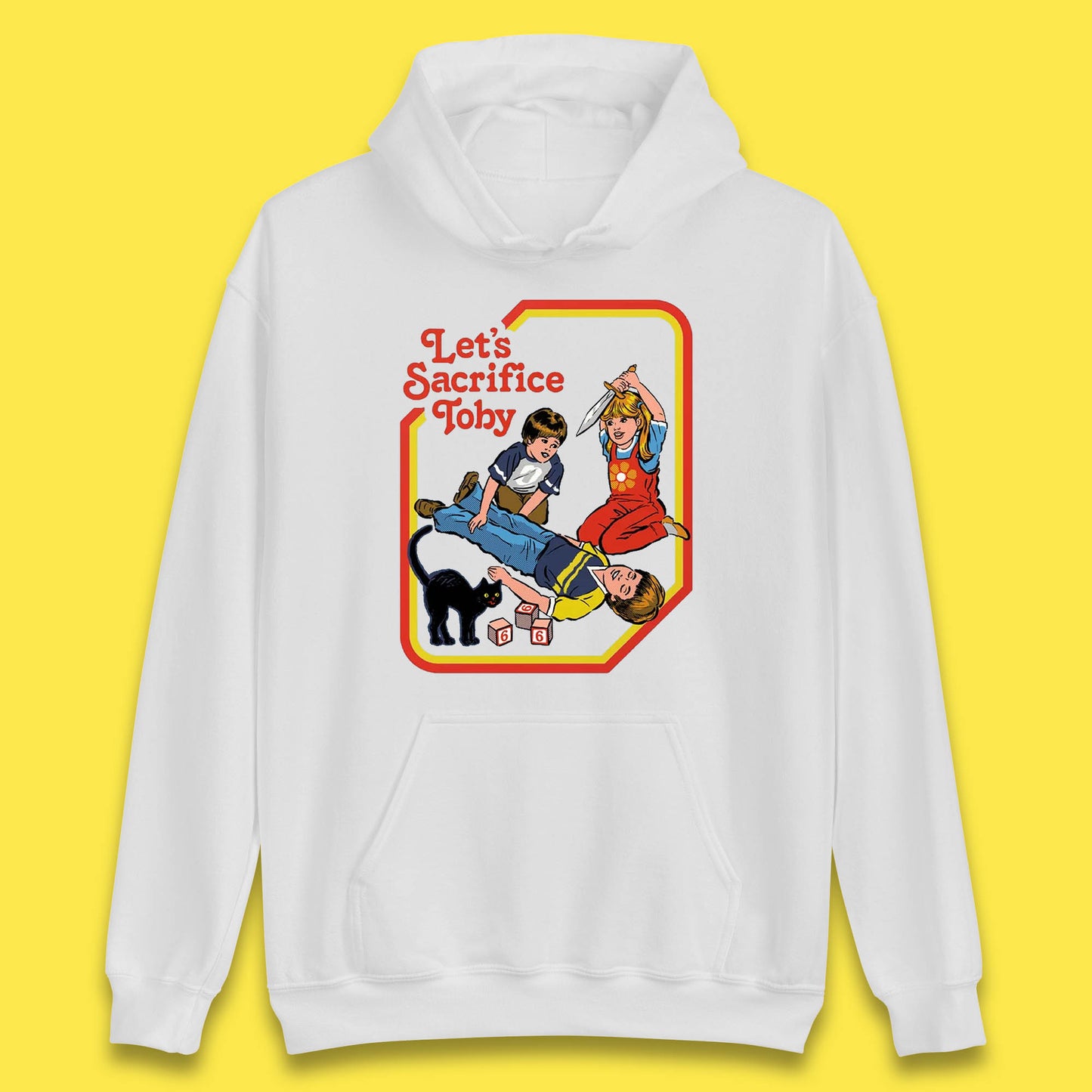 Let's Sacrifice Toby Creepy Incantation Halloween Funny Meme Dark Humor Unisex Hoodie